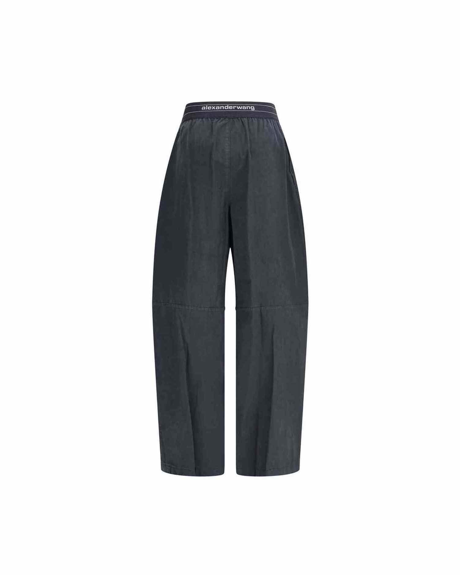 Alexander Wang Trouser with Elastic Waistband and Contrasting Jacquard Logo Glam Steals