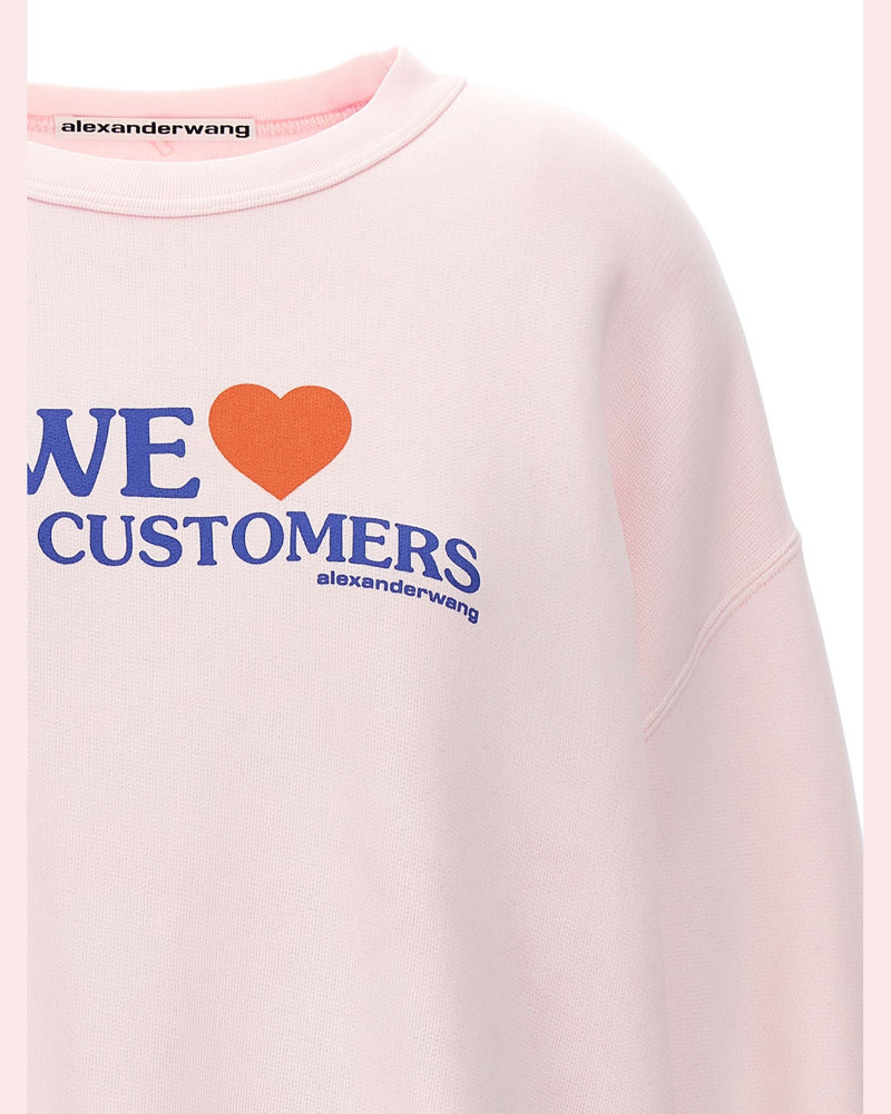 Alexander Wang We Love Our Customers Sweatshirt Glam Steals