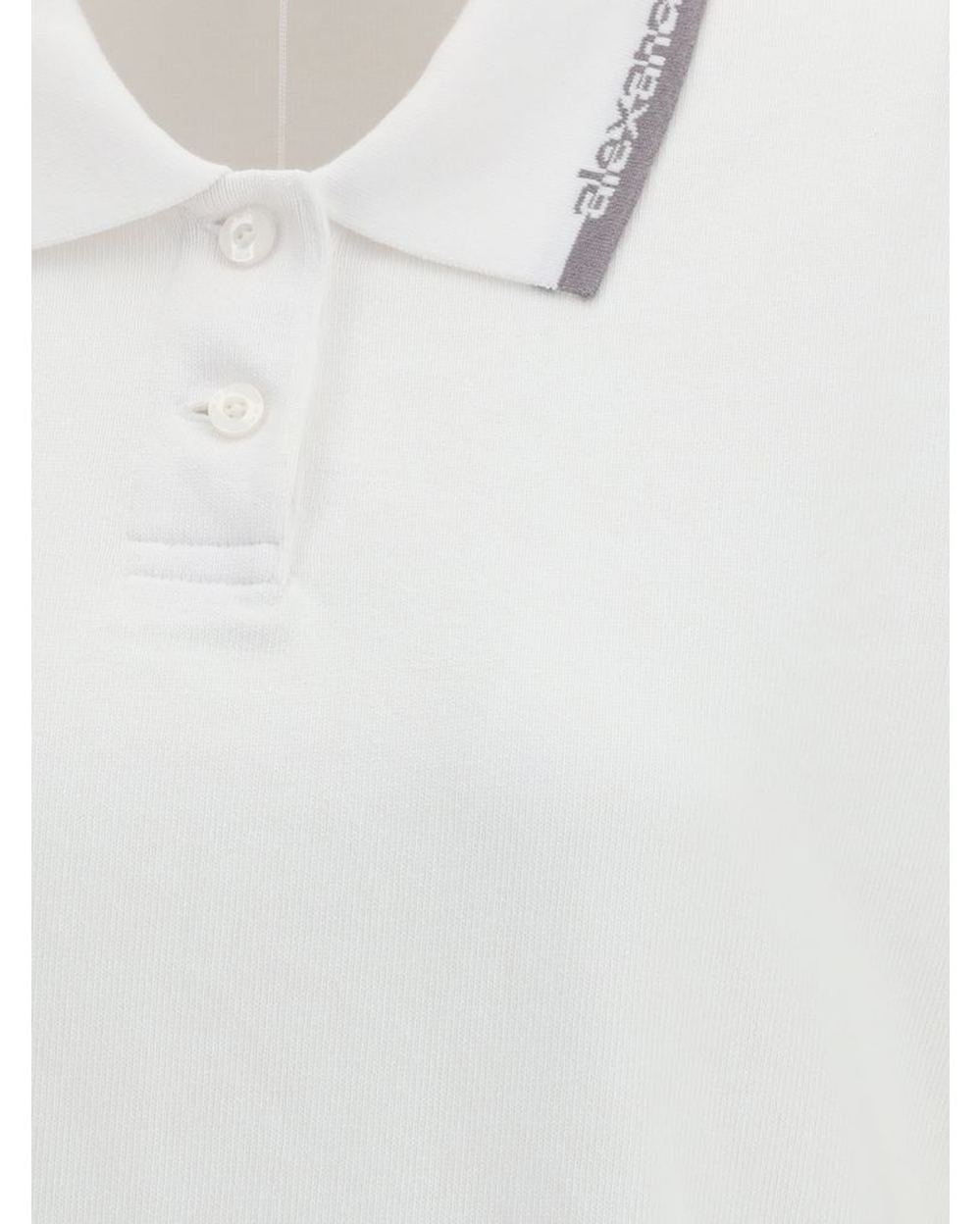 Alexander Wang White Cotton Dress Dresses
