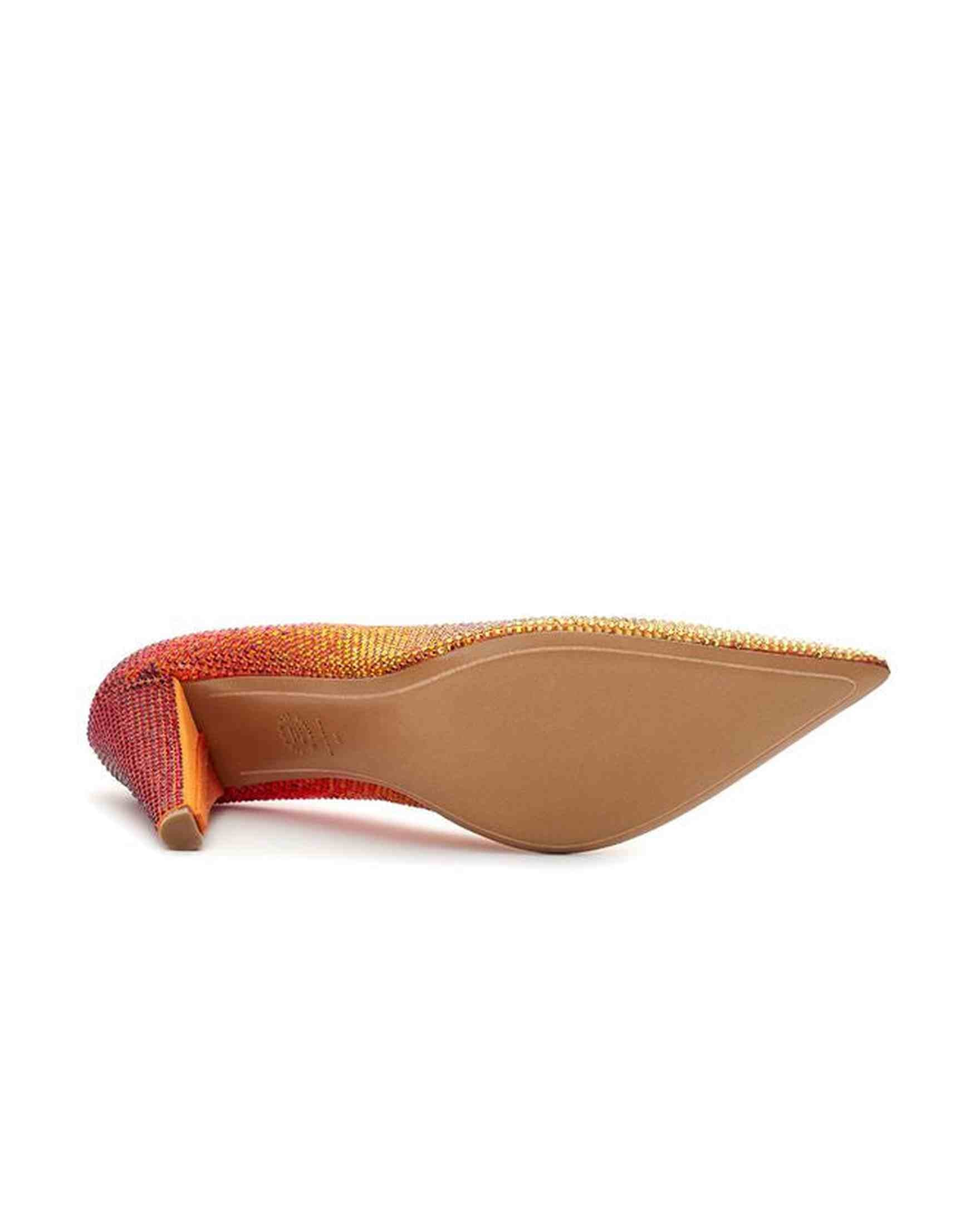 Alexandre Vauthier Leather Bicolor And Satin Pump Glam Steals