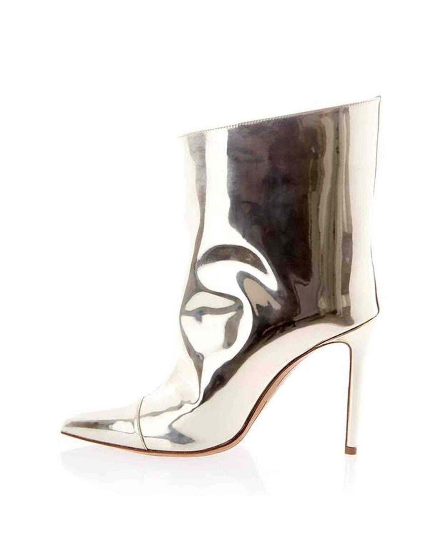 Alexandre Vauthier Leather Patent Multicolor Boot Glam Steals