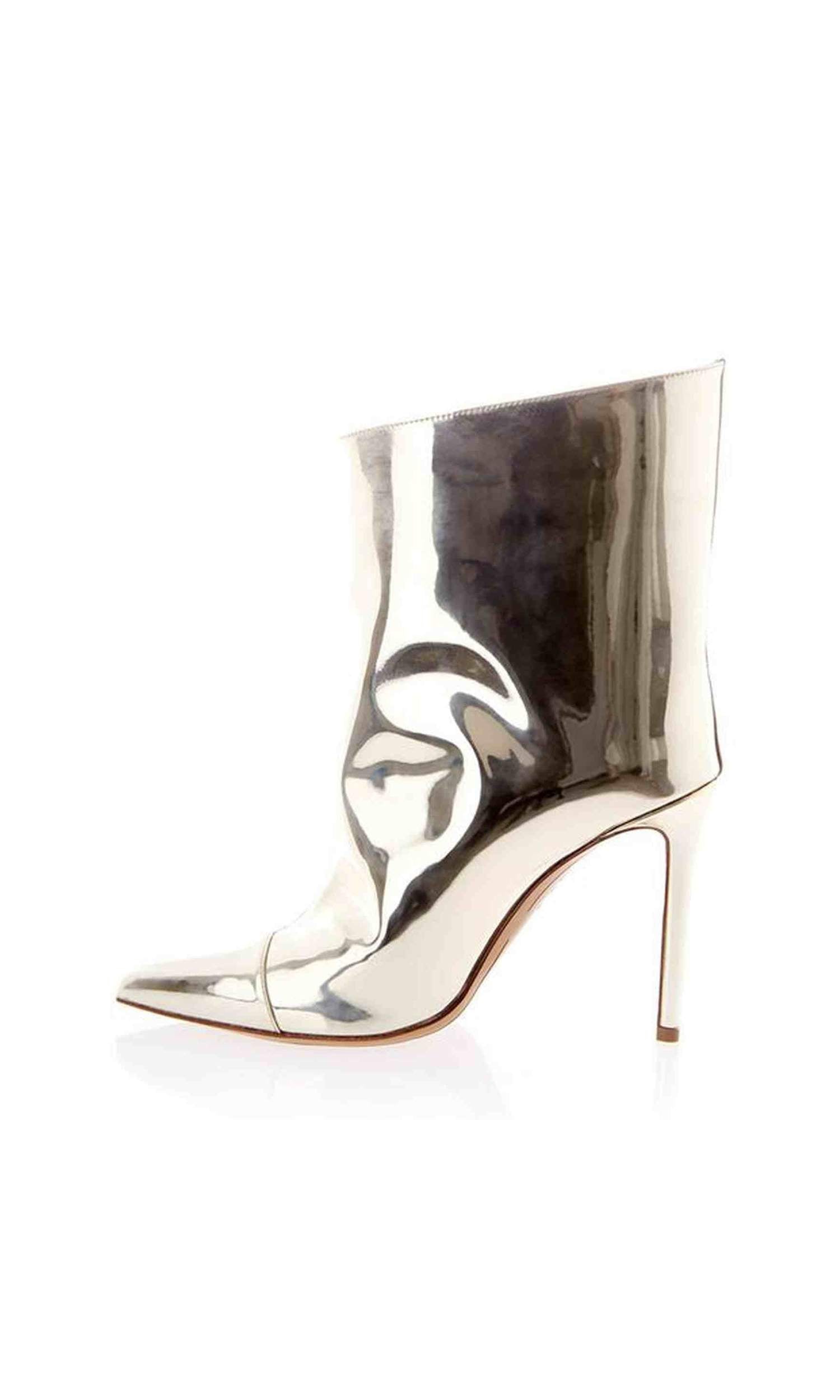 Alexandre Vauthier Leather Patent Multicolor Boot Glam Steals