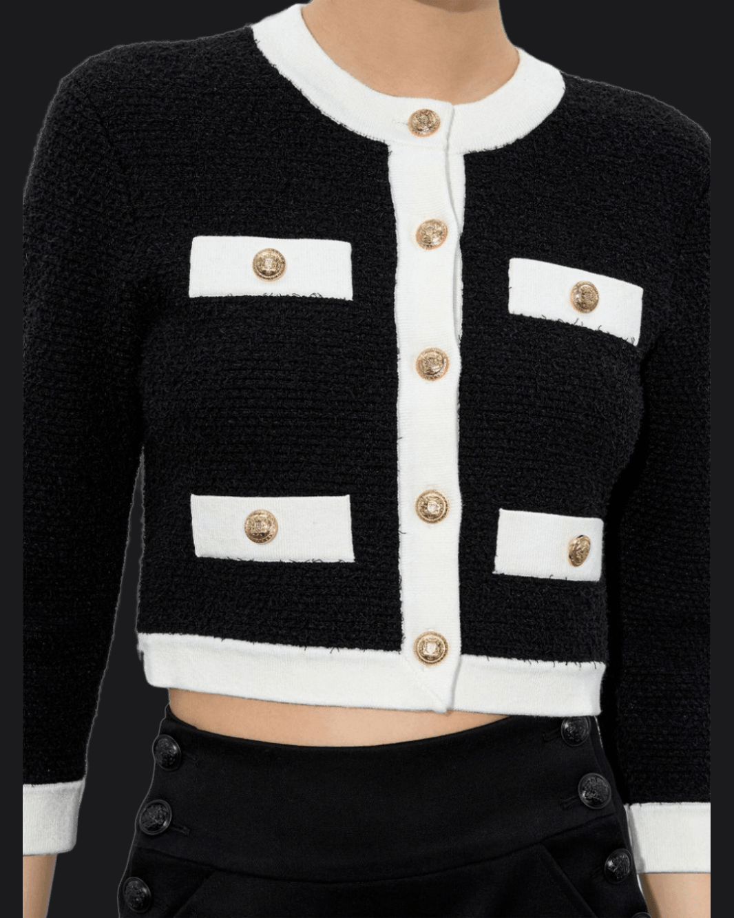 Alice + Olivia Black Jacket Glam Steals