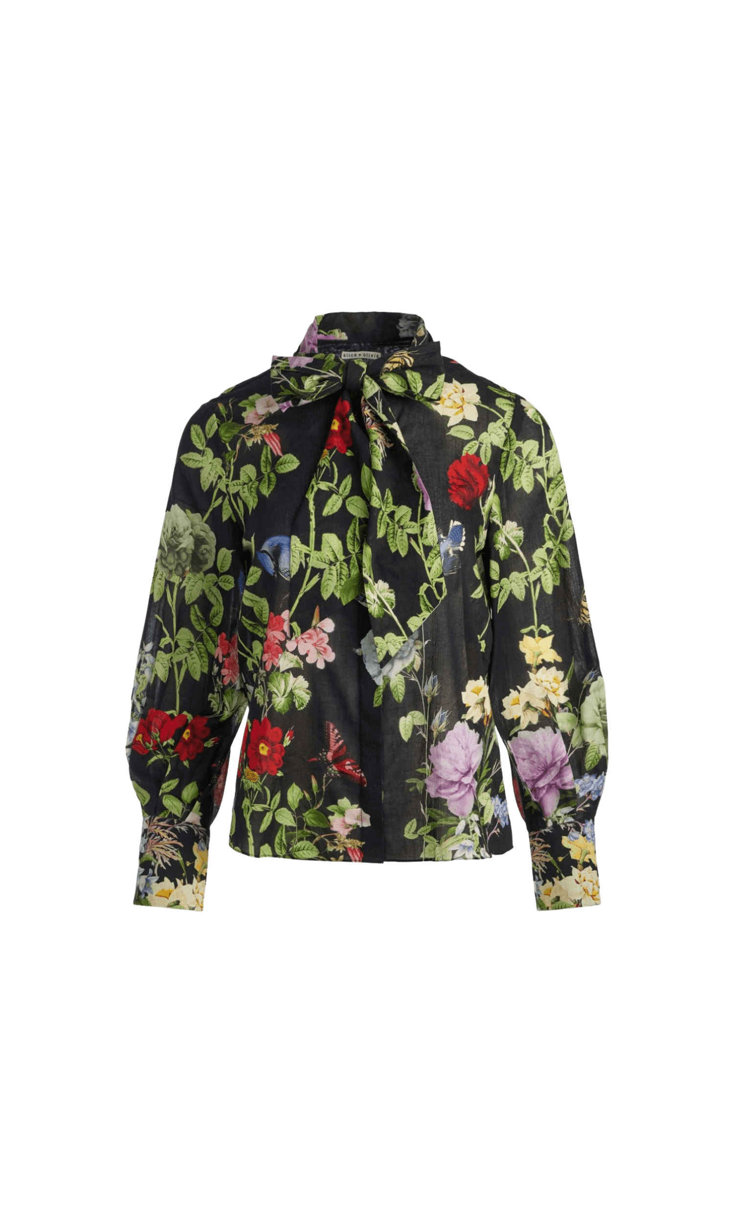 Alice + Olivia Black Shirt Glam Steals