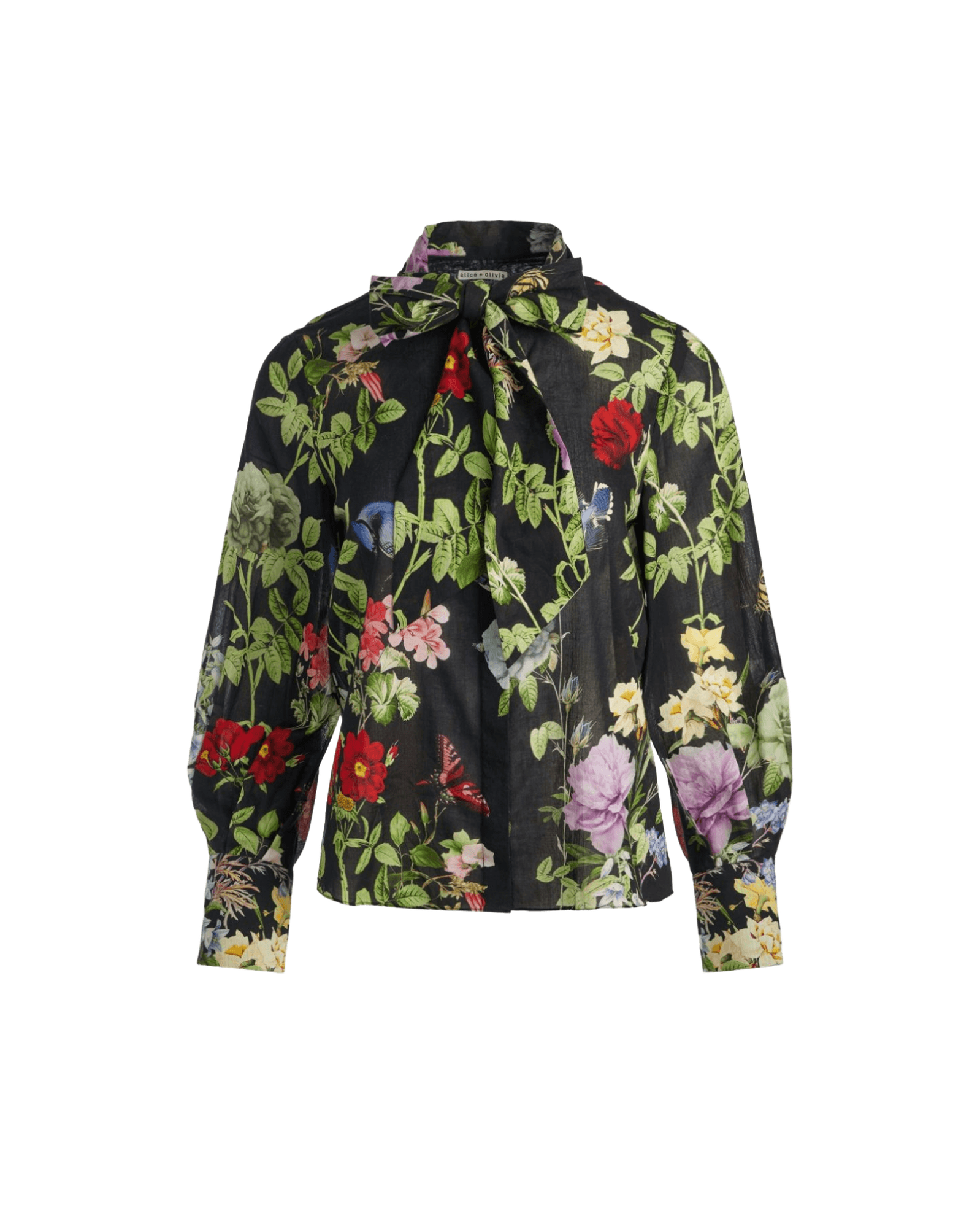 Alice + Olivia Black Shirt Glam Steals