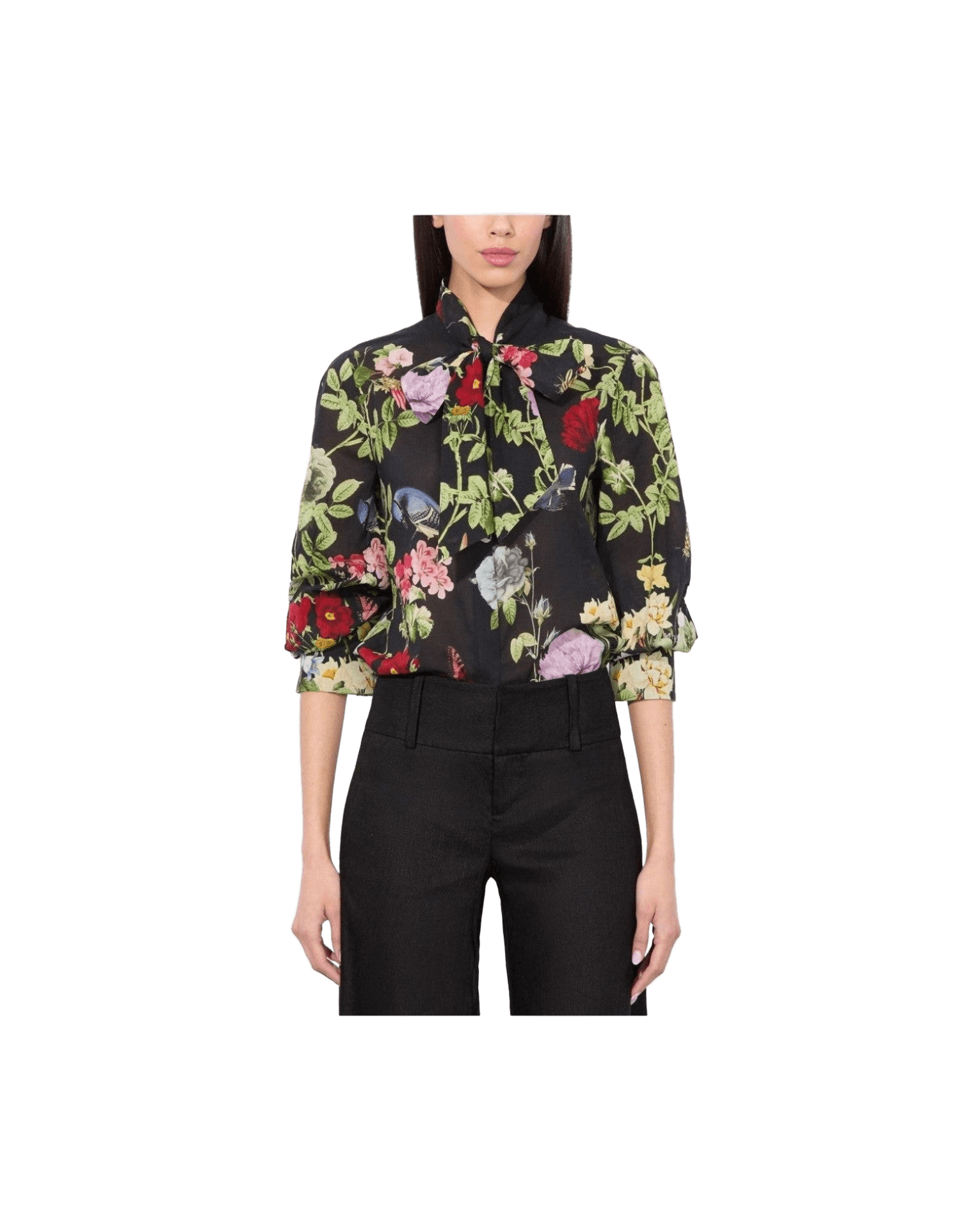 Alice + Olivia Black Shirt Glam Steals
