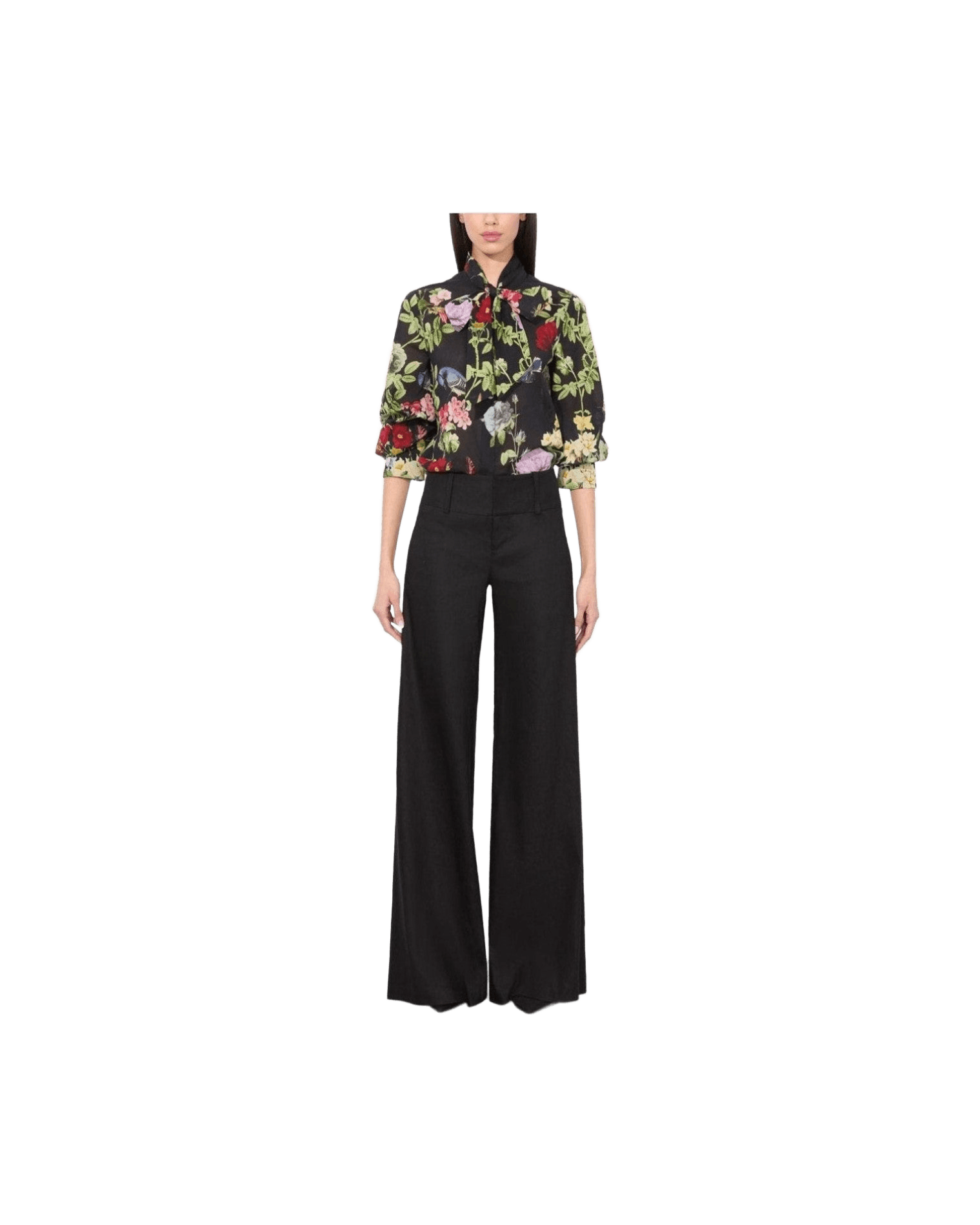 Alice + Olivia Black Shirt Glam Steals