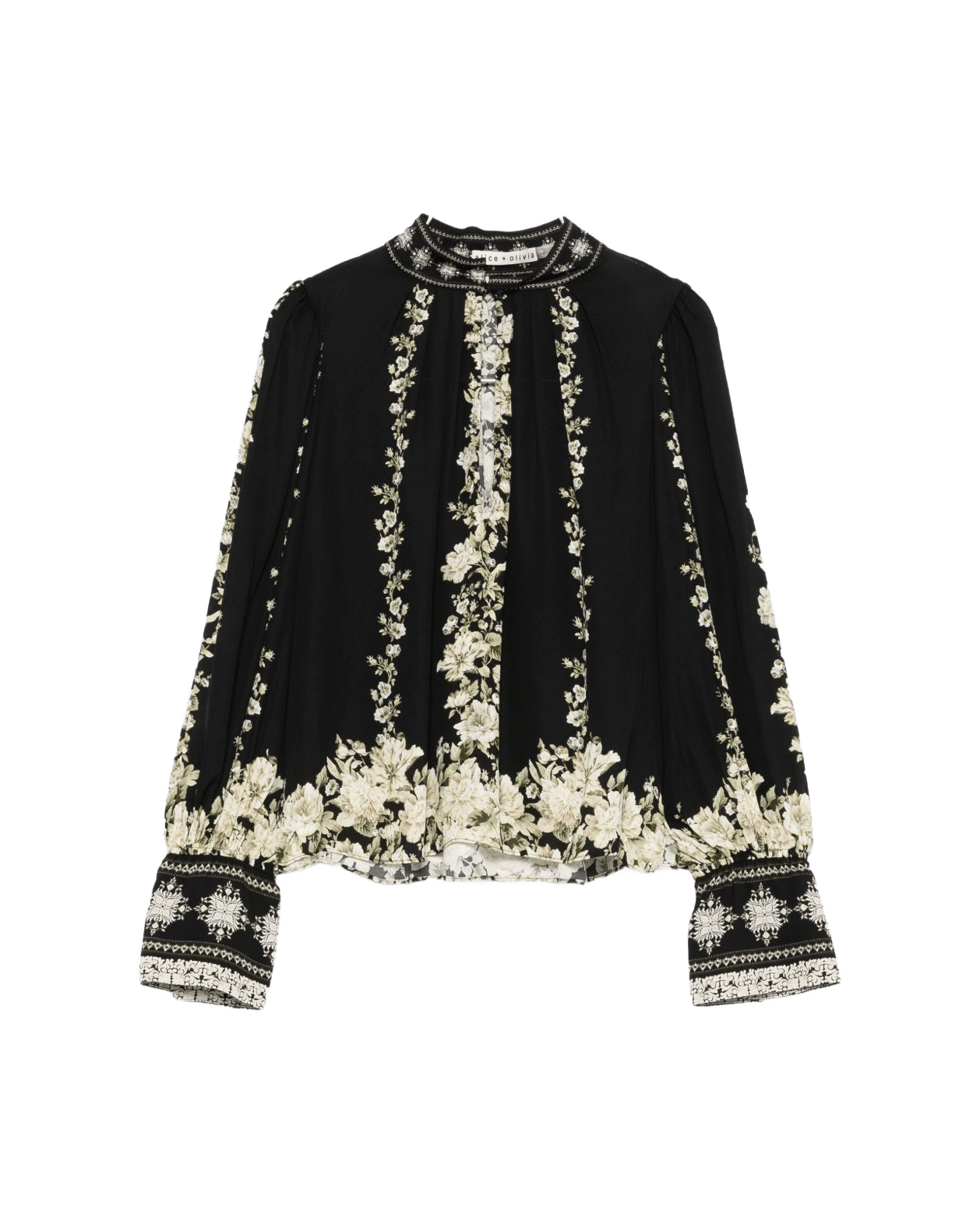 Alice + Olivia Black Shirt Glam Steals