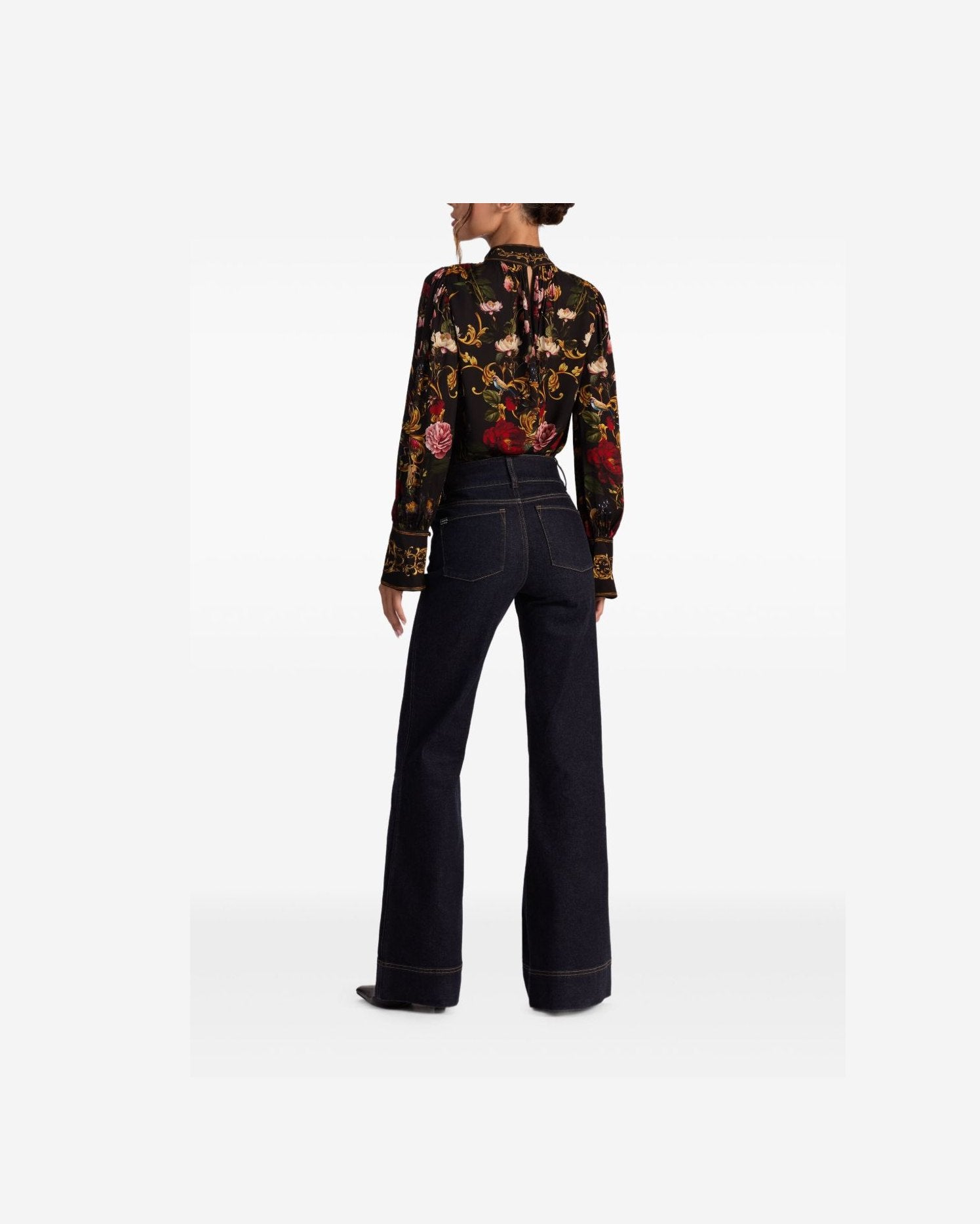 Alice + Olivia Black Shirt Glam Steals