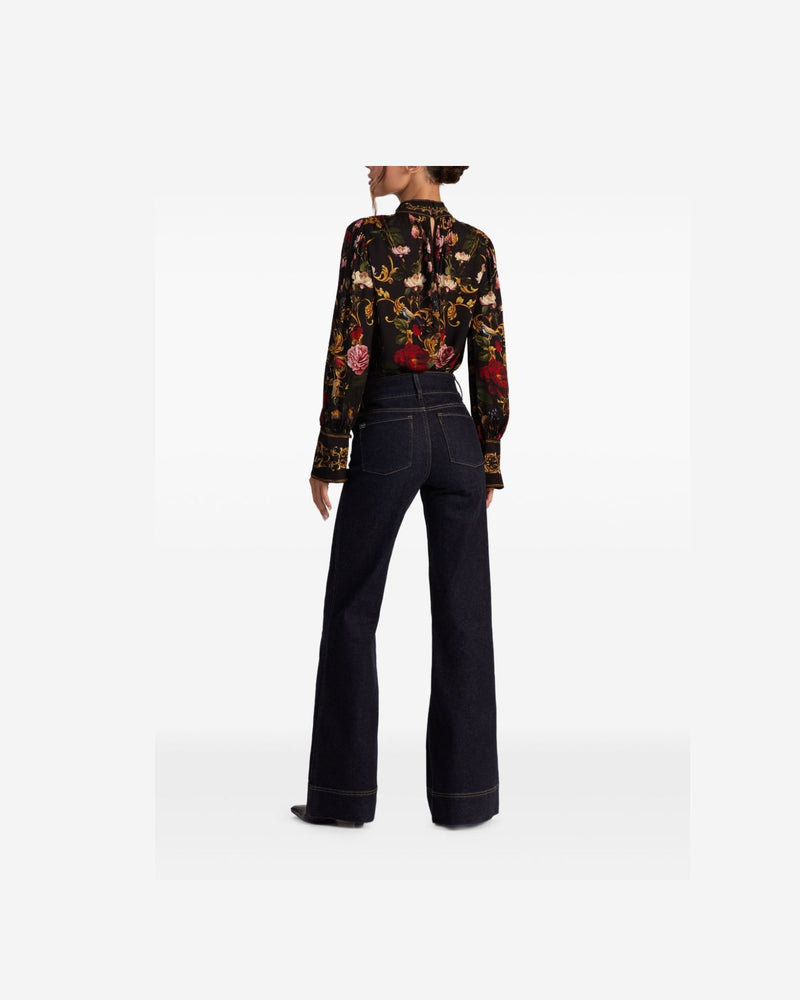 Alice + Olivia Black Shirt Glam Steals