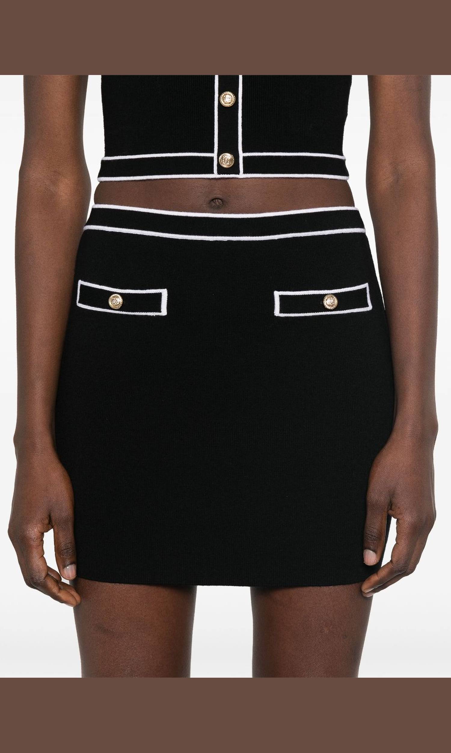 Alice + Olivia Black Skirt Glam Steals