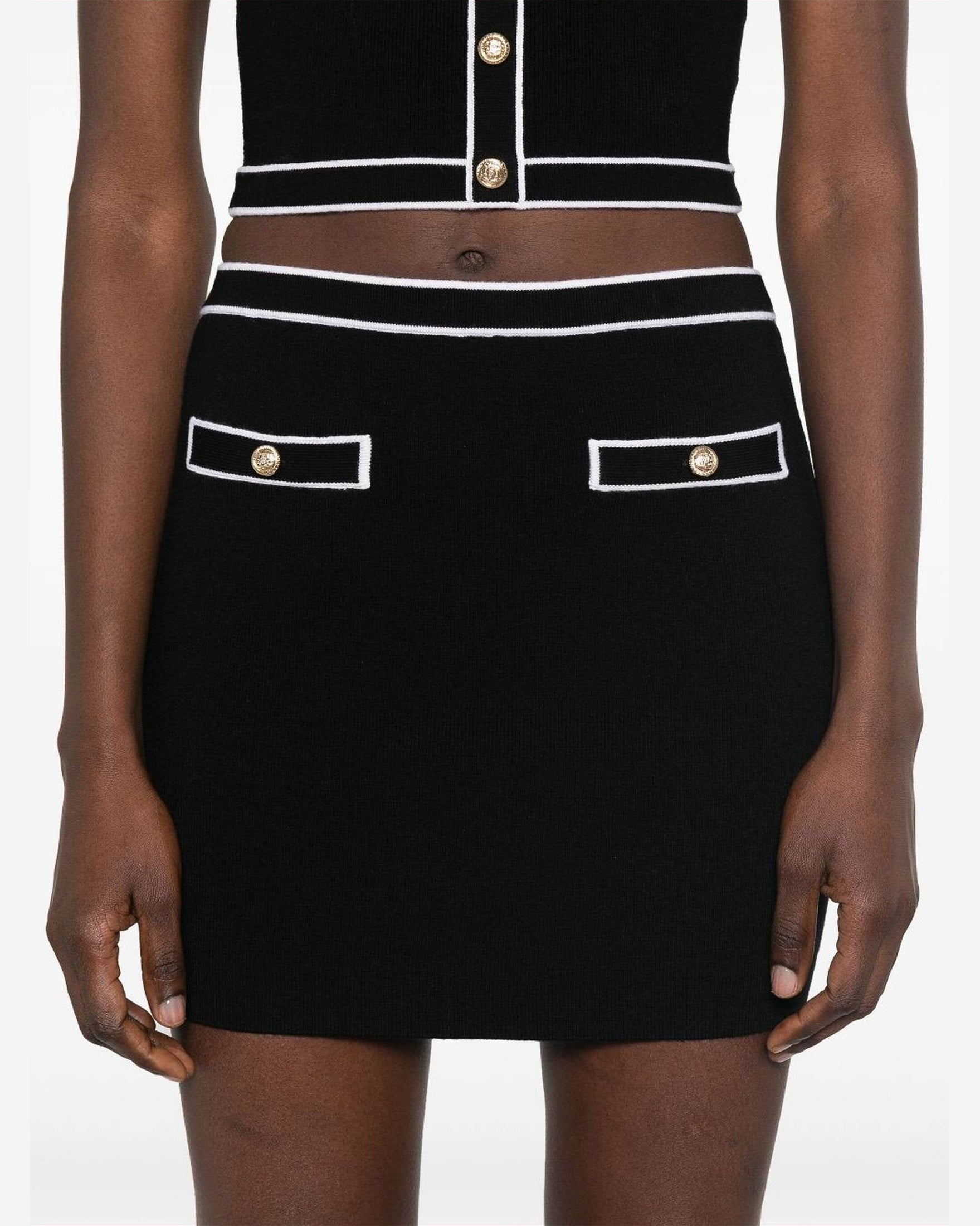 Alice + Olivia Black Skirt Glam Steals