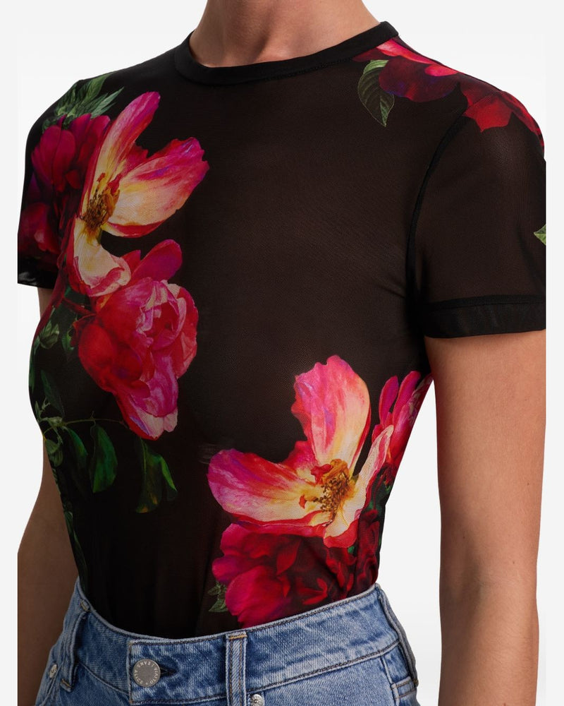 Alice + Olivia Black Top Topwear