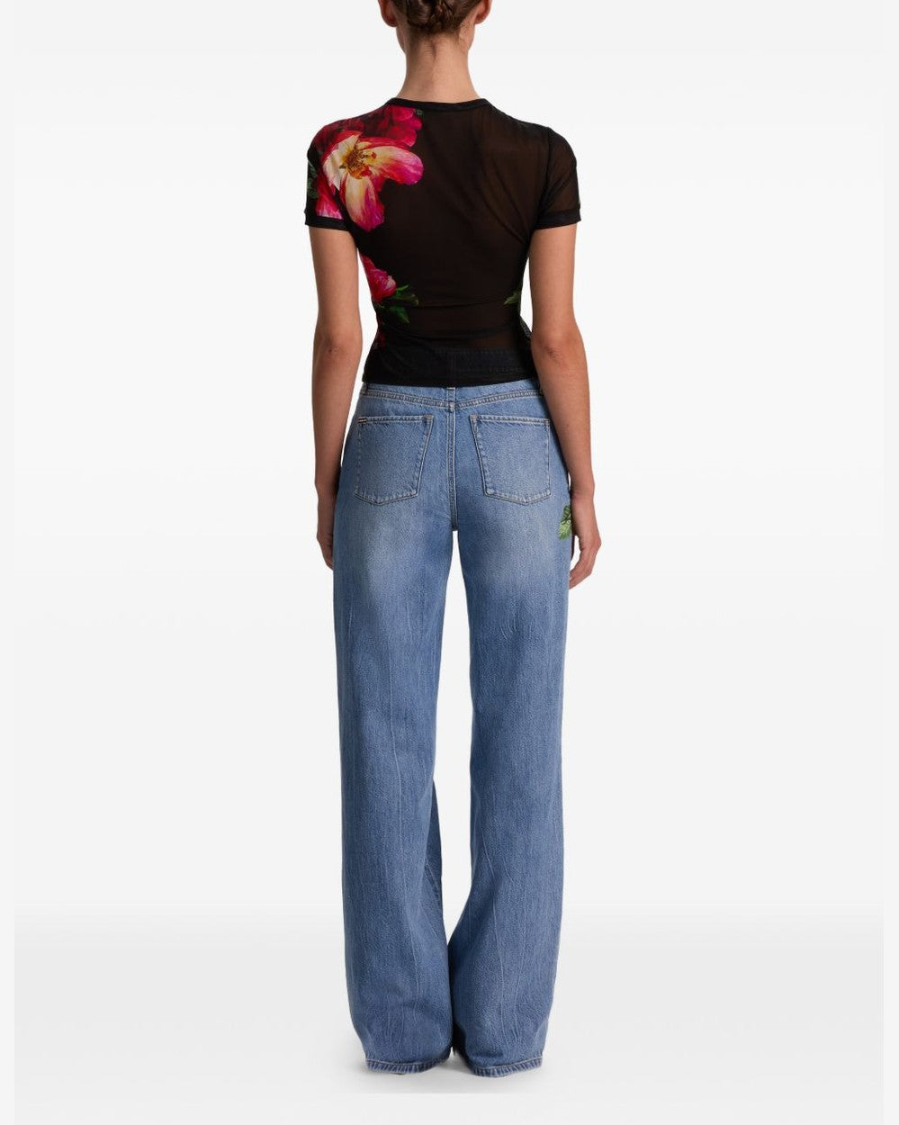 Alice + Olivia Black Top Topwear