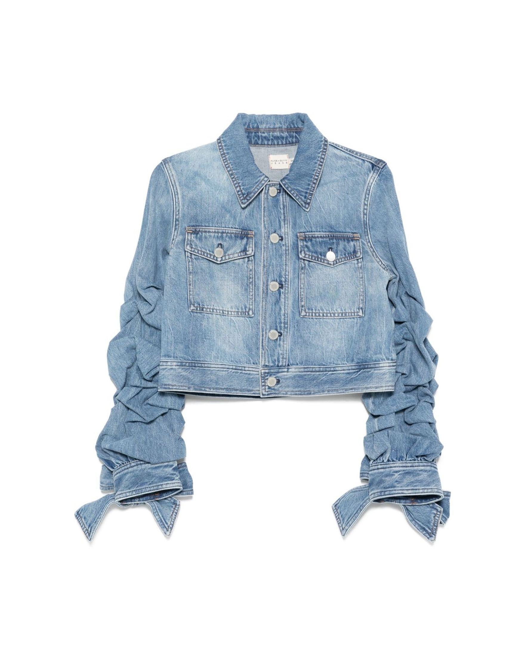 Alice + Olivia Blue Coat Glam Steals