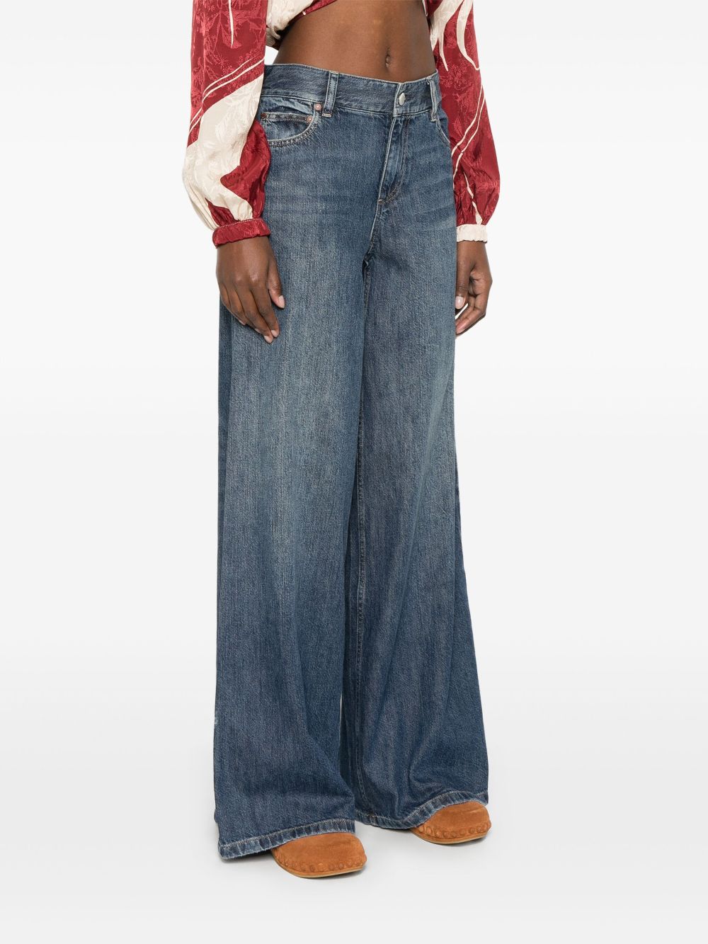 Alice + Olivia Blue Jeans Glam Steals