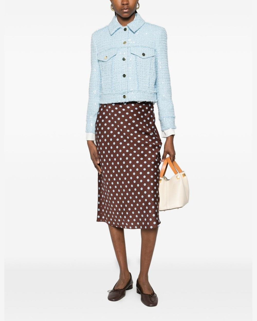 Alice + Olivia Clear Blue Coat Jackets