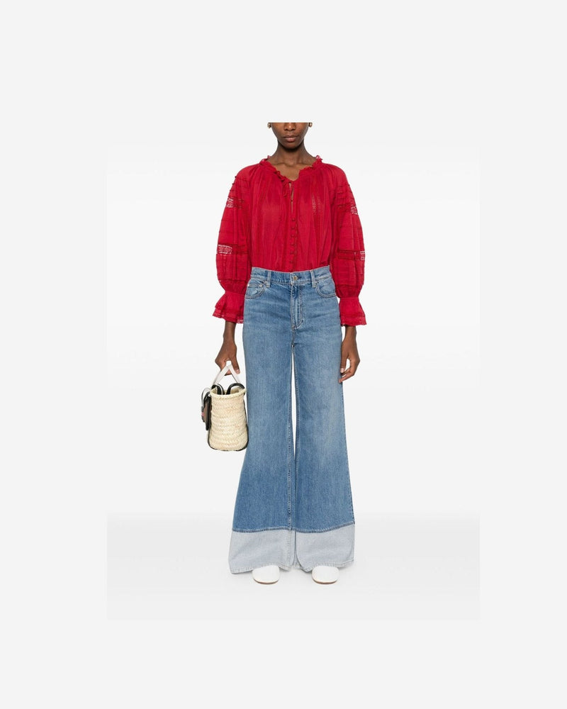 Alice + Olivia Clear Blue Jeans Glam Steals