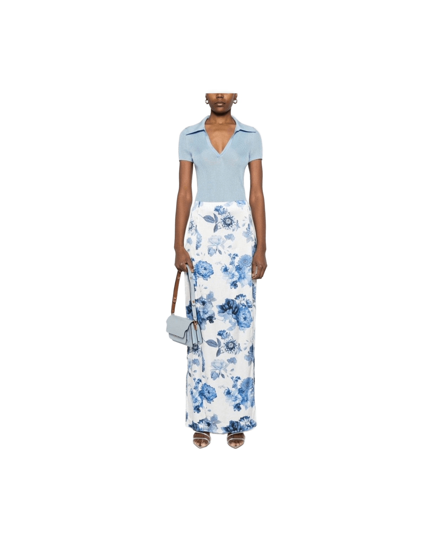 Alice + Olivia Clear Blue Skirt Glam Steals