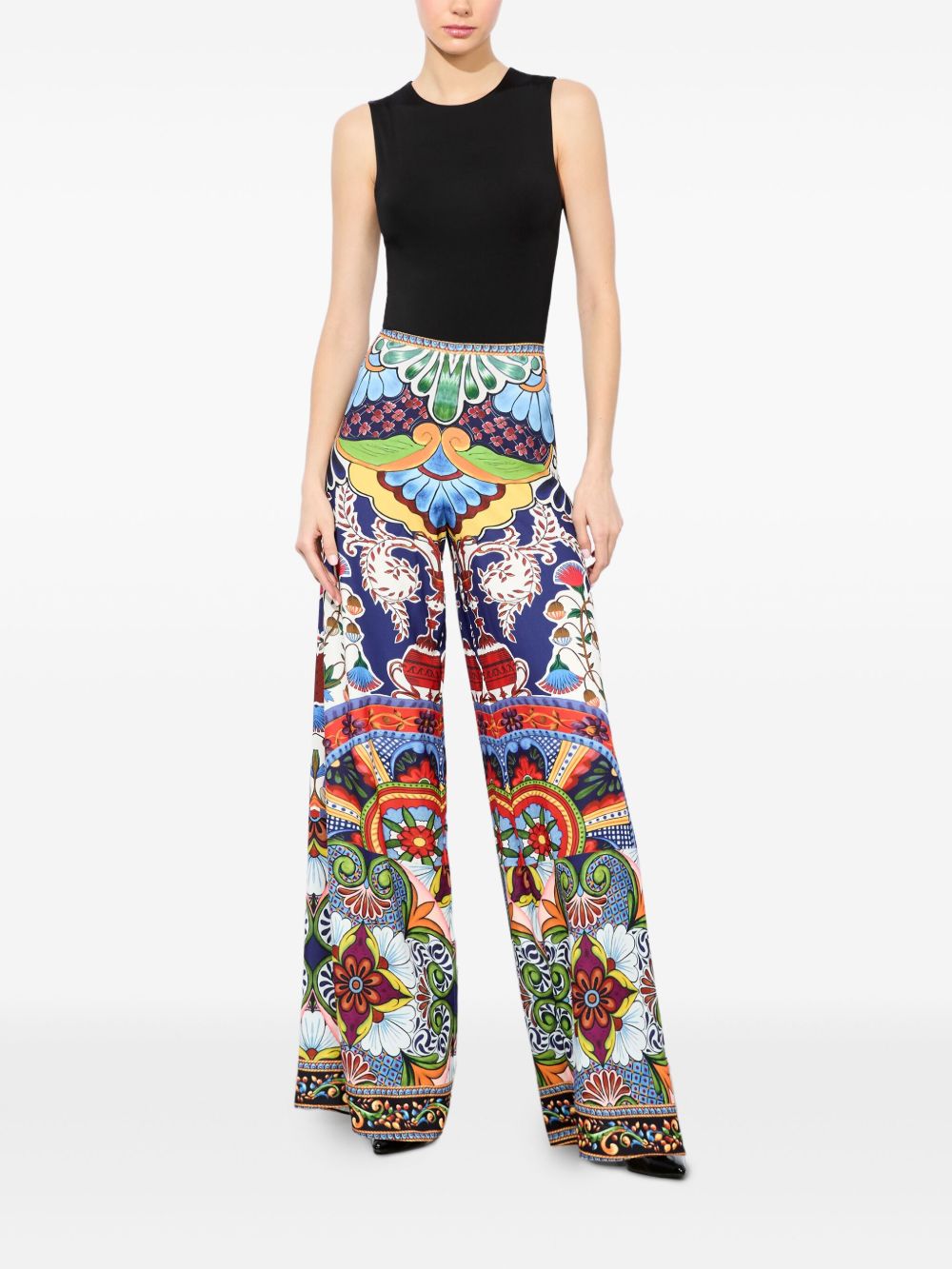 Alice + Olivia Printed Trouser Glam Steals
