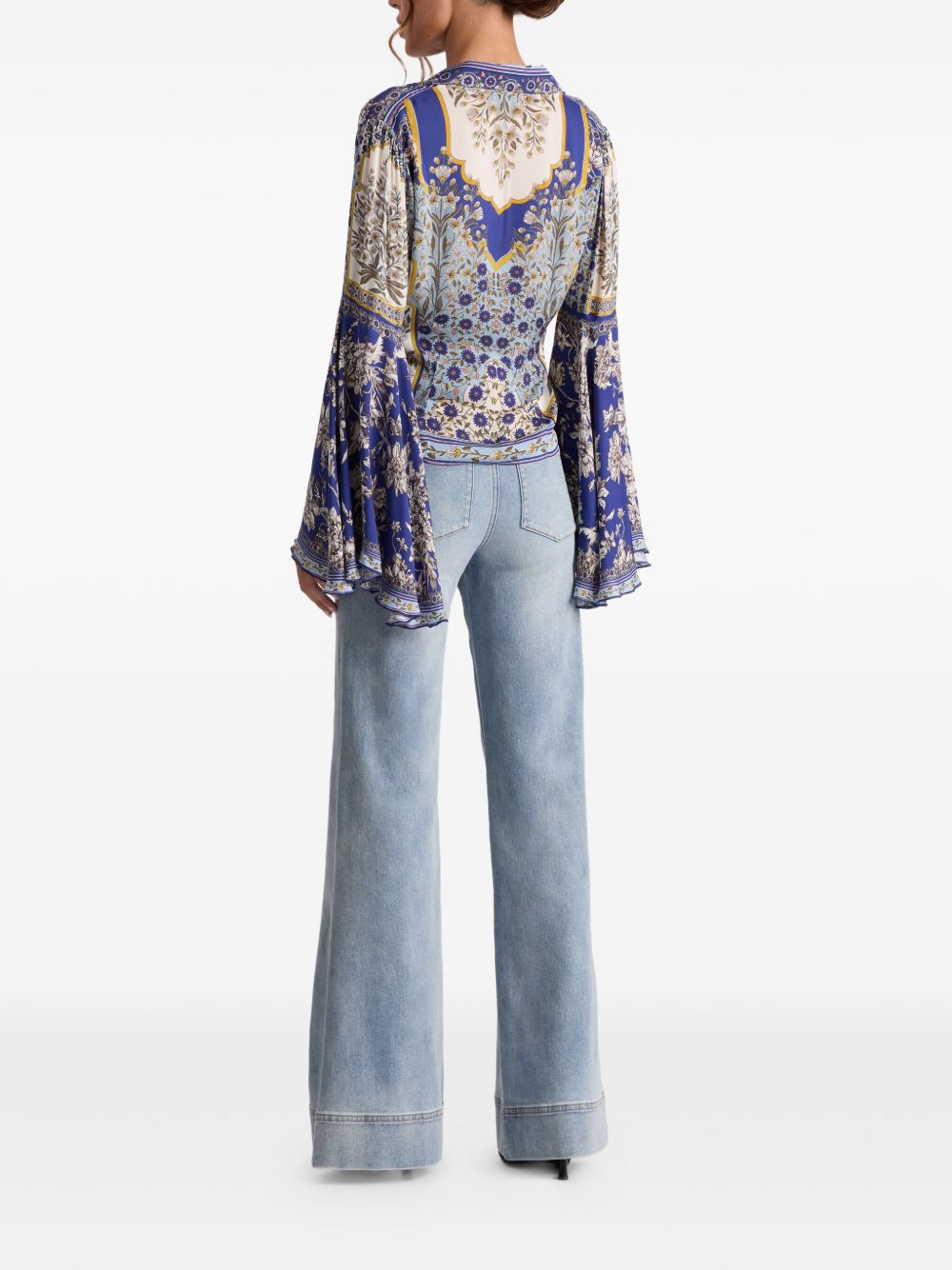 Alice + Olivia Purple Shirt Glam Steals