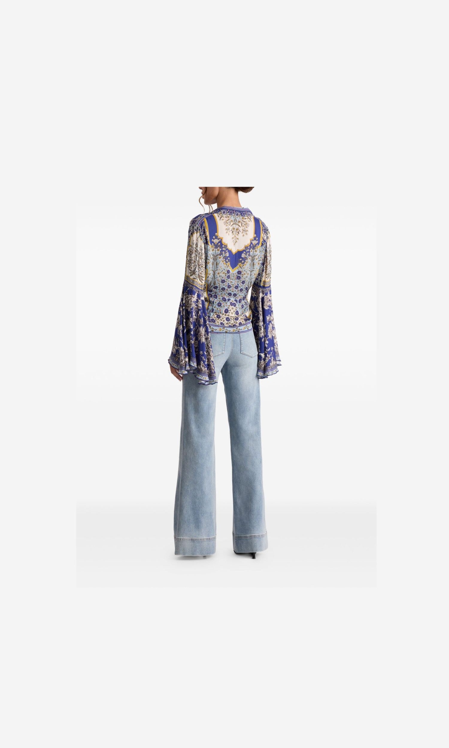 Alice + Olivia Purple Shirt Glam Steals