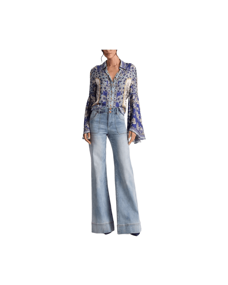 Alice + Purple Olivia Shirt Glam Steals