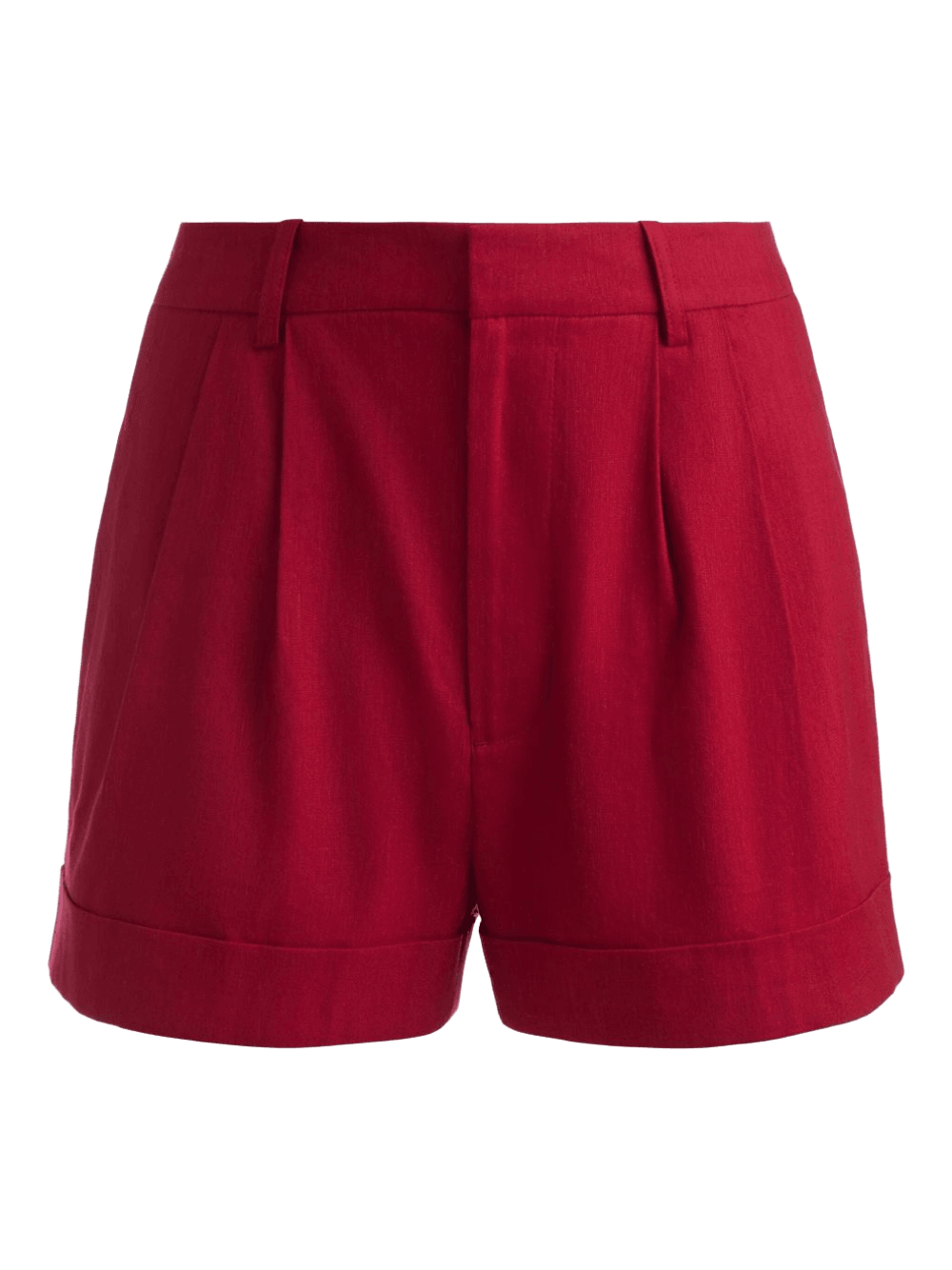 Alice + Olivia Red Shorts Glam Steals