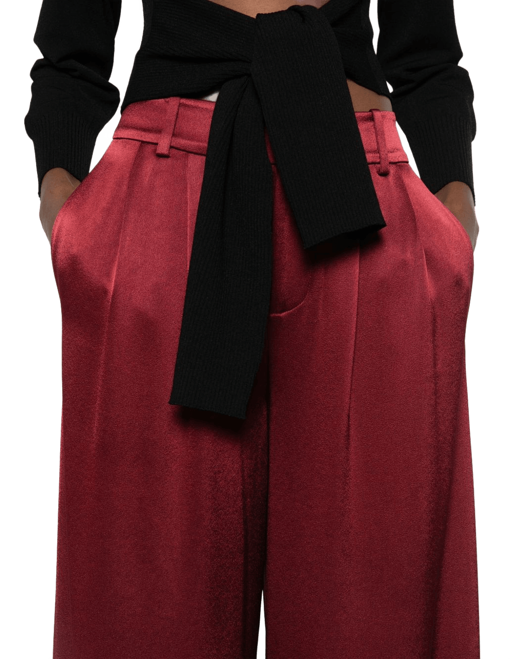 Alice + Olivia Trouser Bordeaux Glam Steals