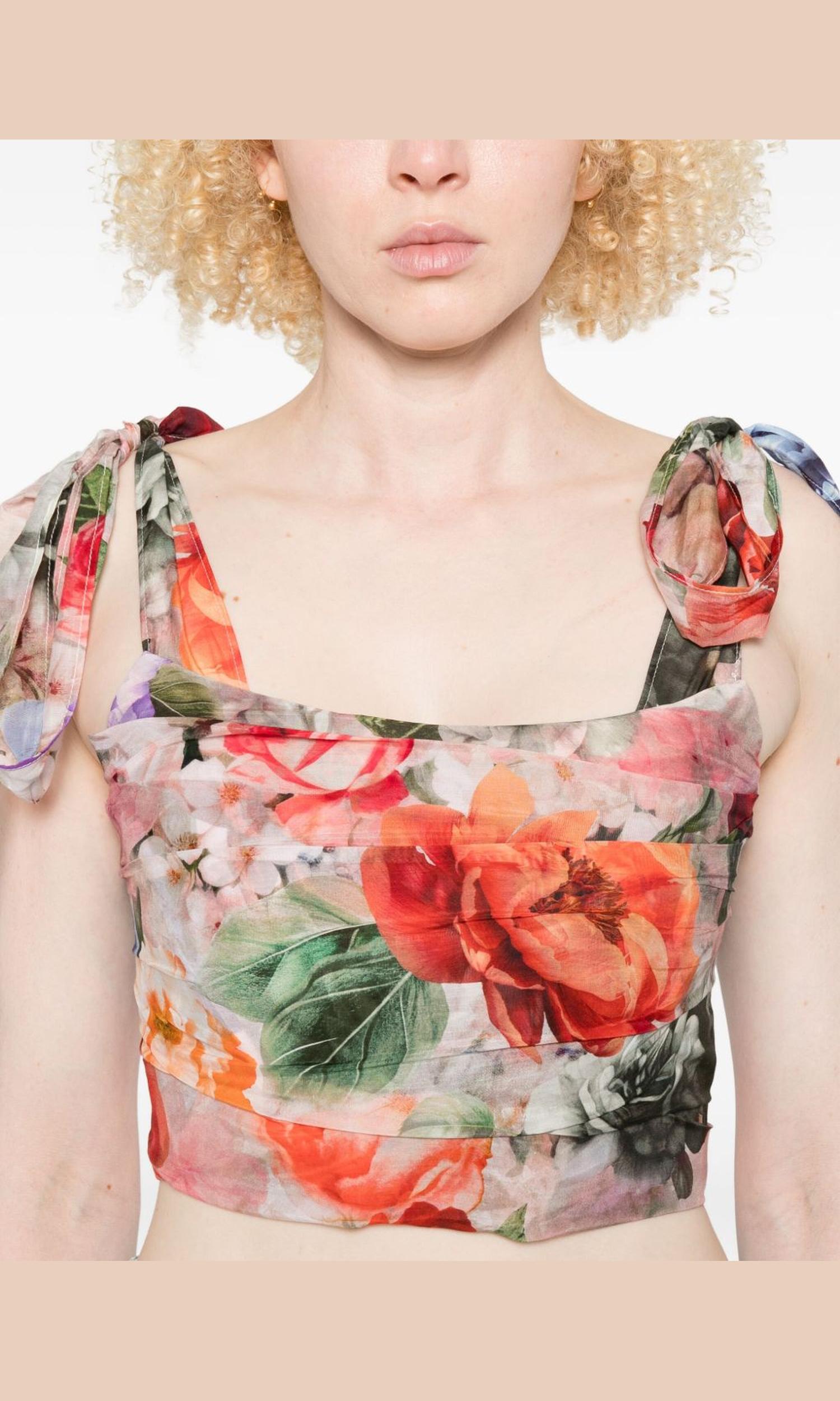 Alice + Olivia Top Multicolour Glam Steals