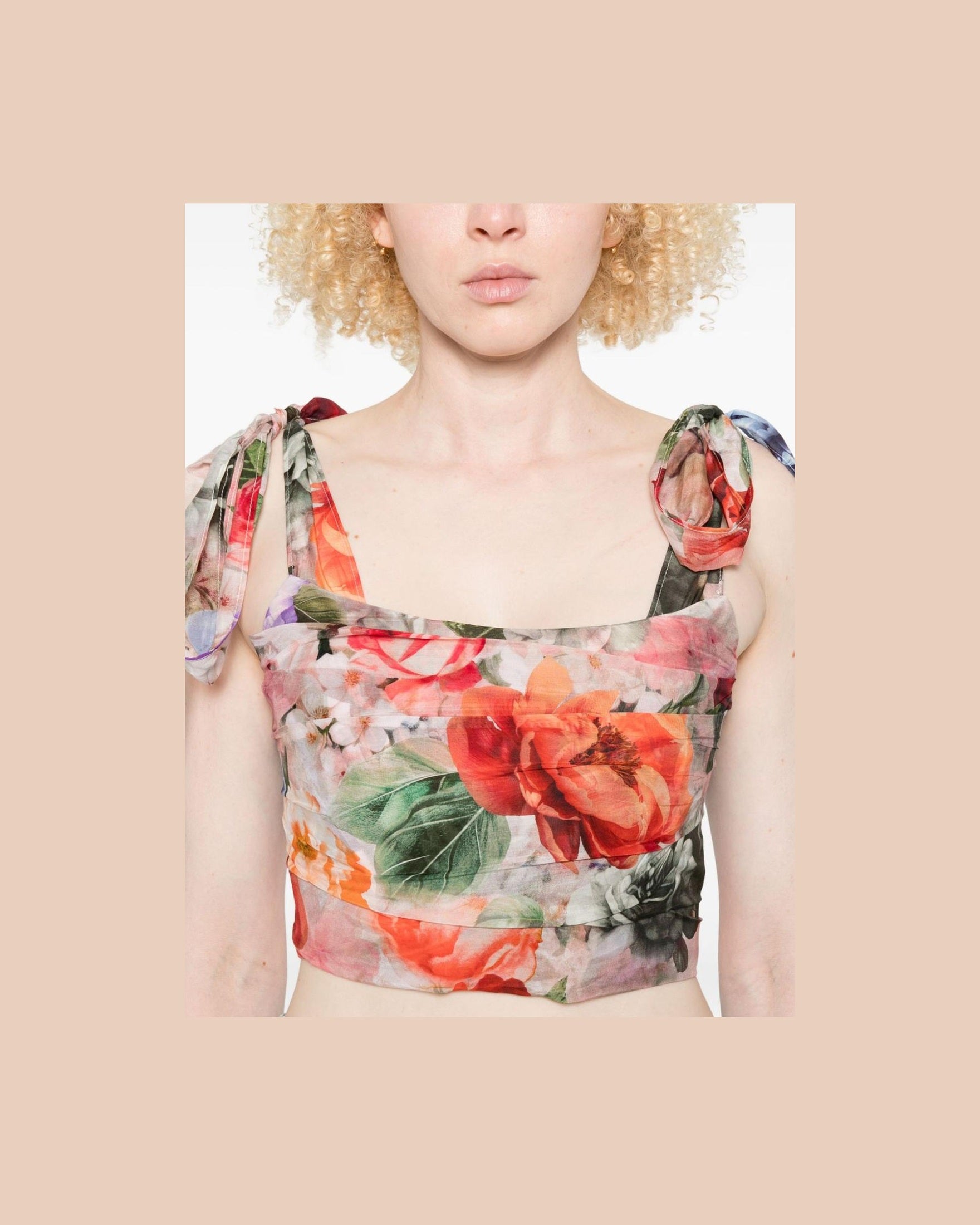 Alice + Olivia Top Multicolour Glam Steals