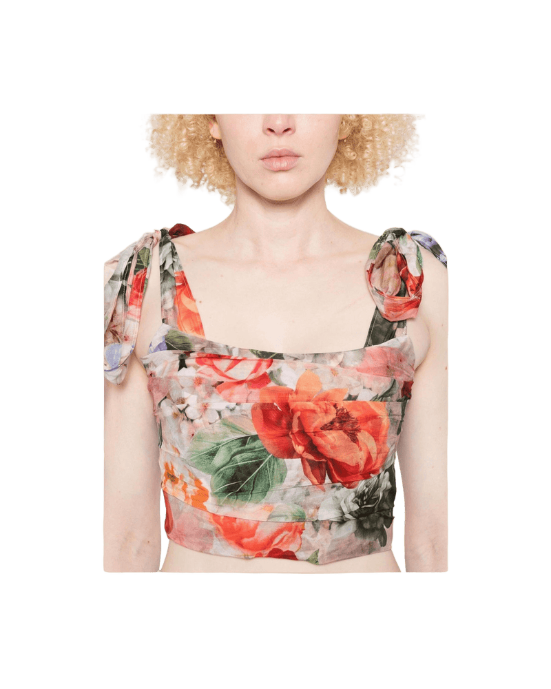 Alice + Olivia Top Multicolour Glam Steals