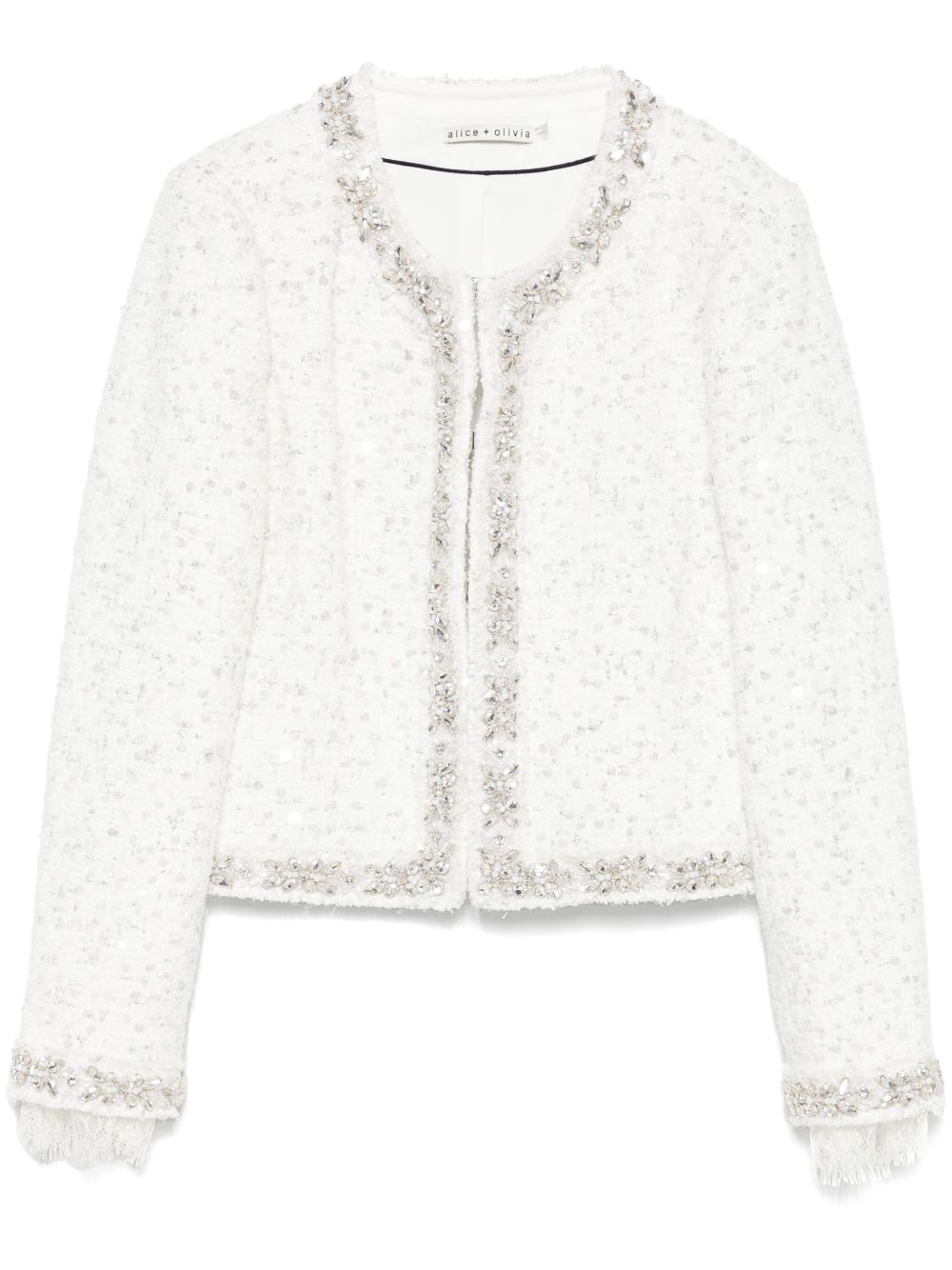 Alice + Olivia White Jacket Glam Steals