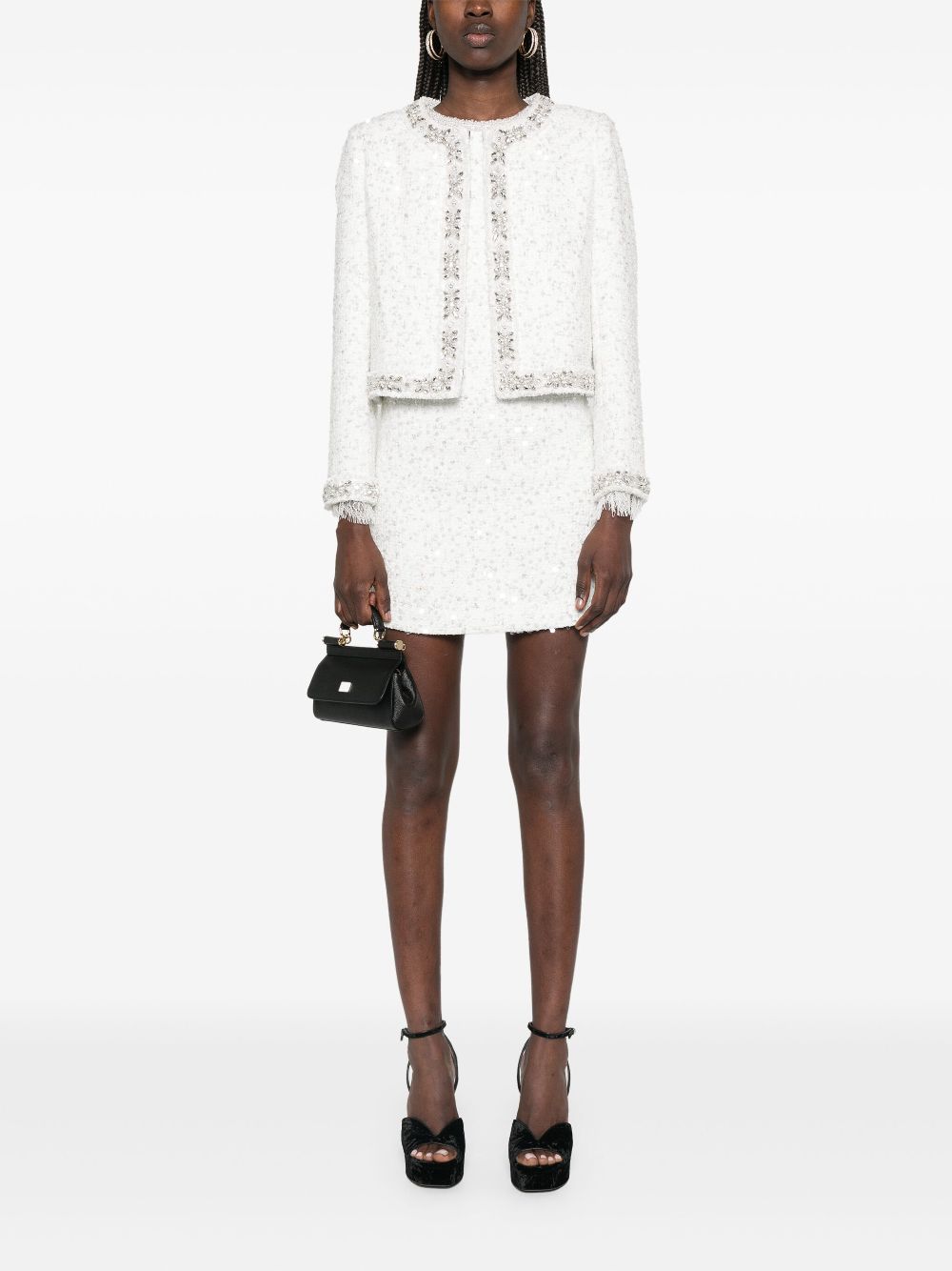 Alice + Olivia White Jacket Glam Steals