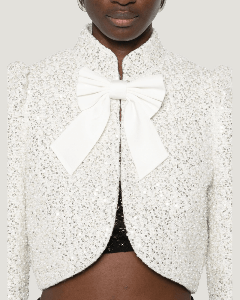 Alice + Olivia White Jacket Glam Steals