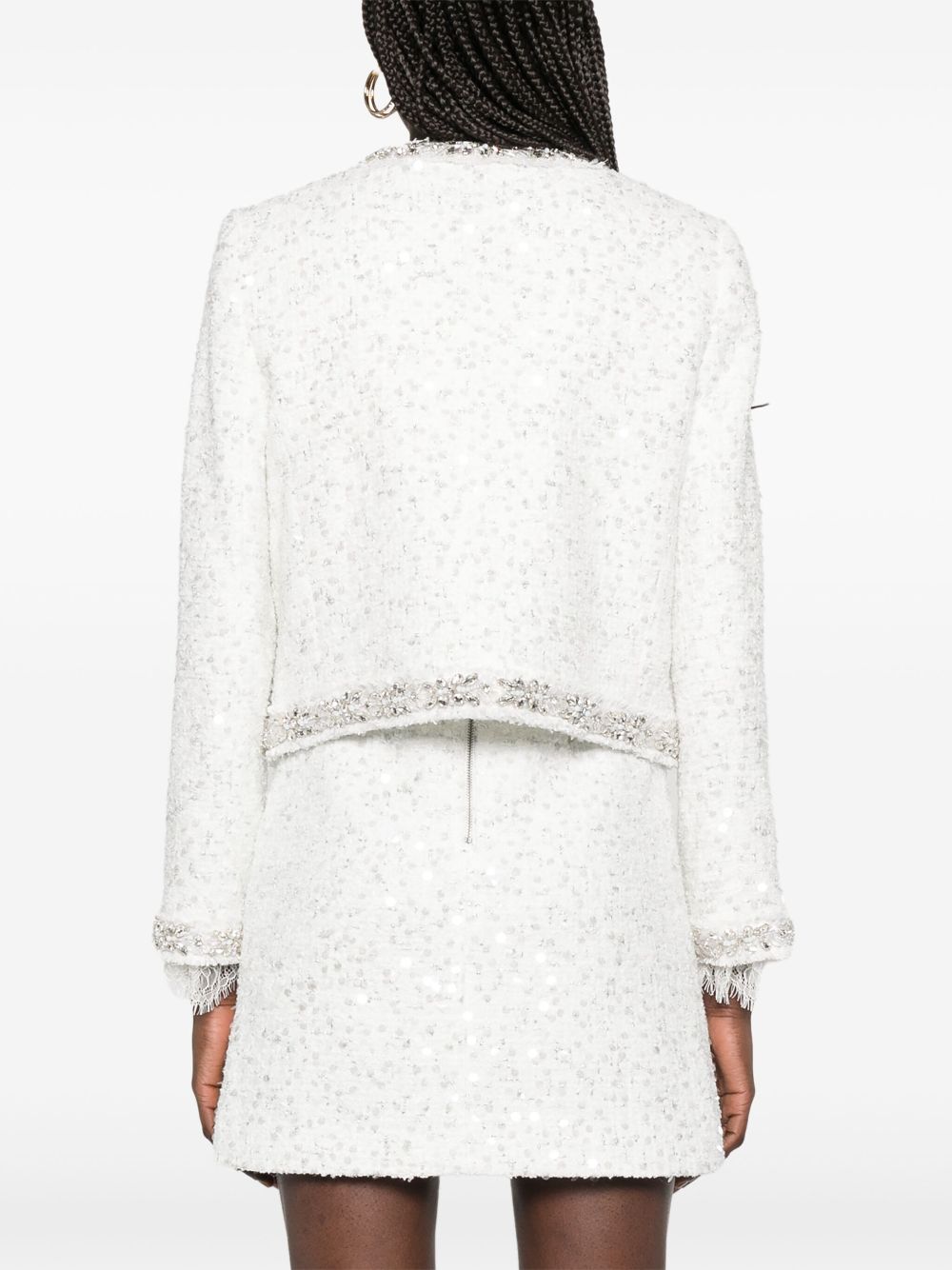 Alice + Olivia White Jacket Glam Steals