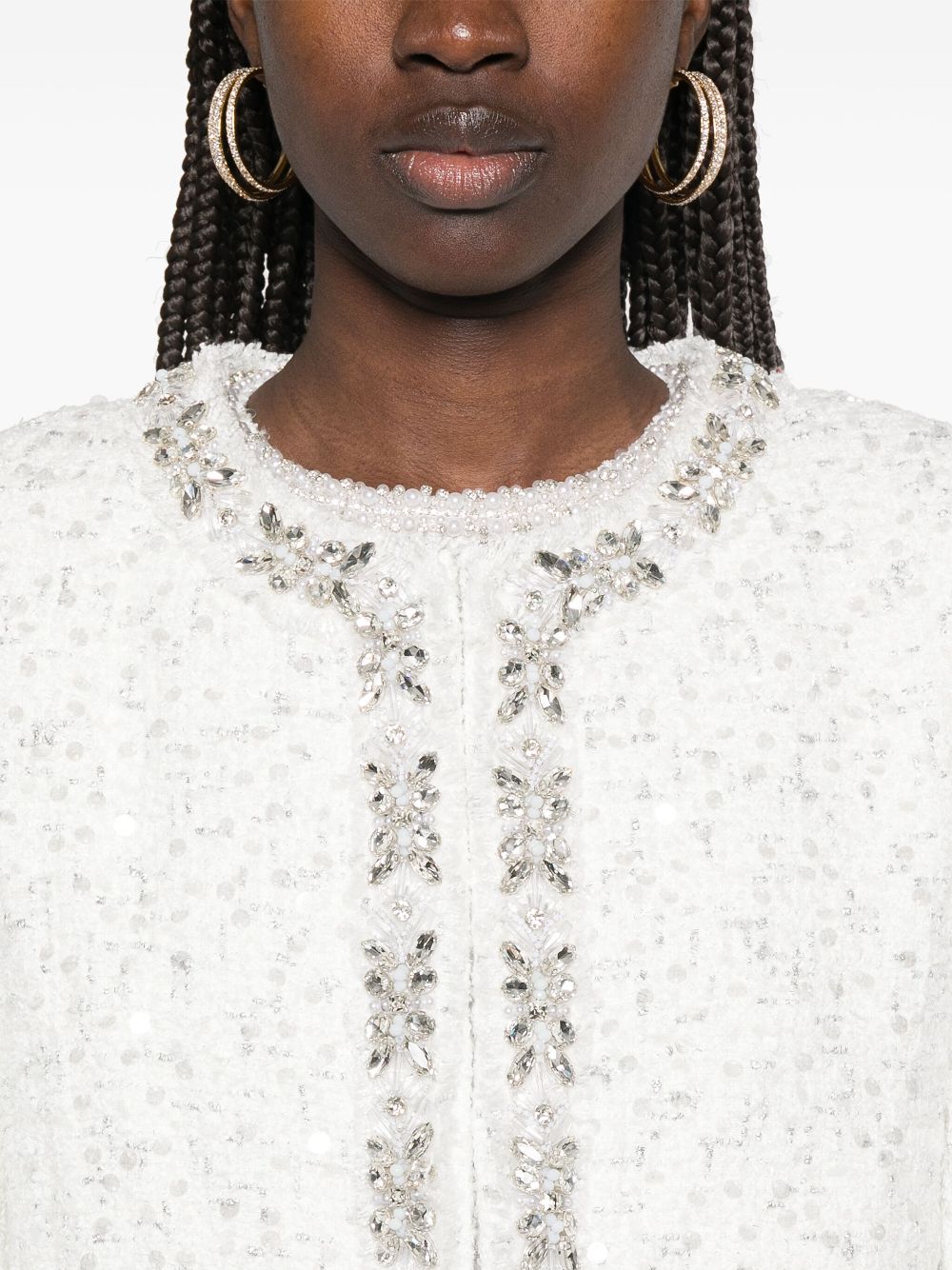 Alice + Olivia White Jacket Glam Steals