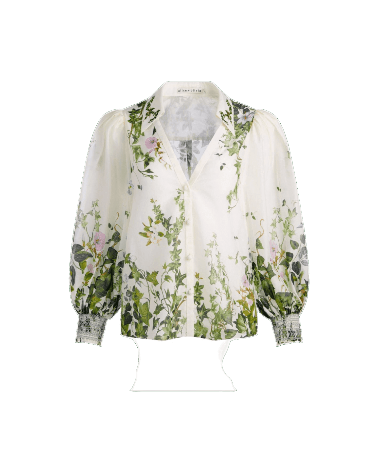 Alice + Olivia White Shirt Glam Steals