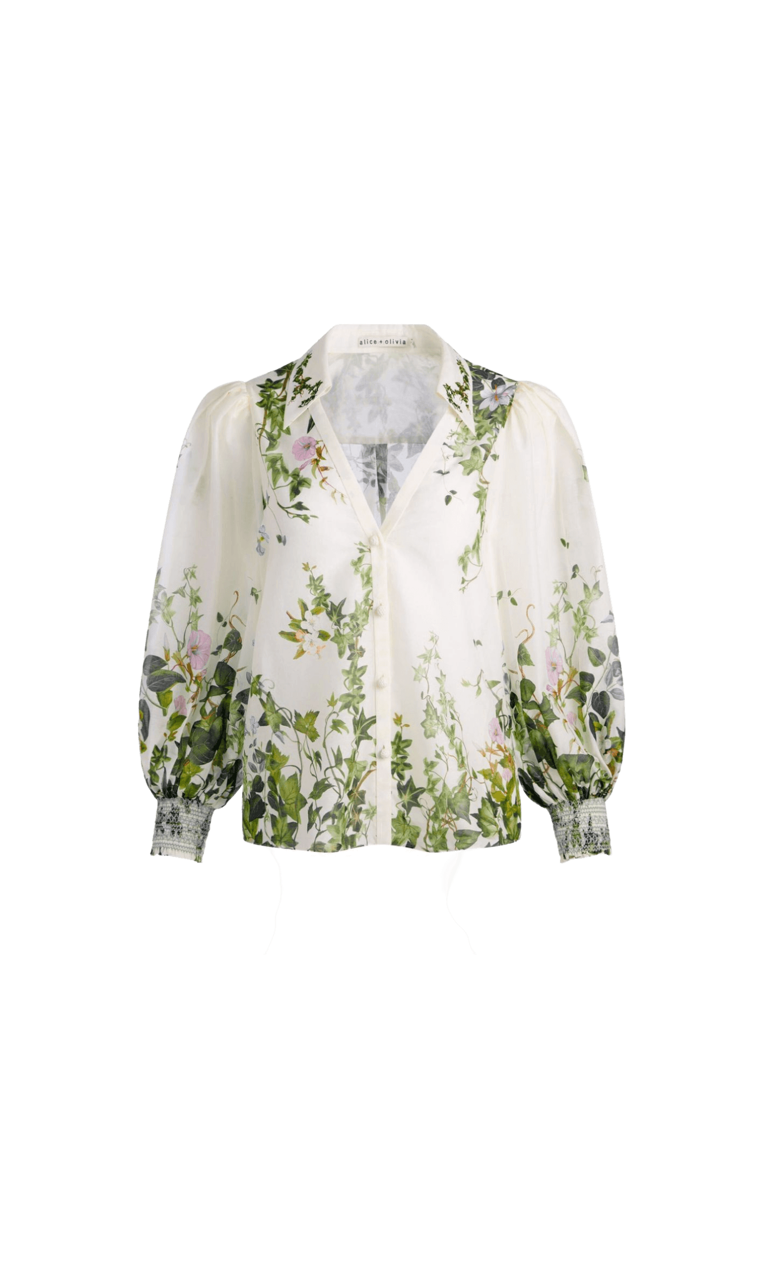 Alice + Olivia White Shirt Glam Steals