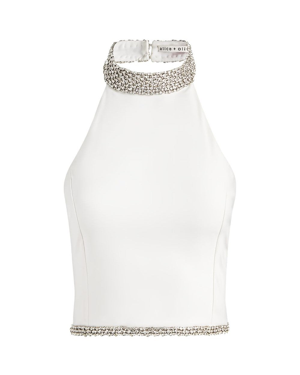 Alice + Olivia White Top Glam Steals