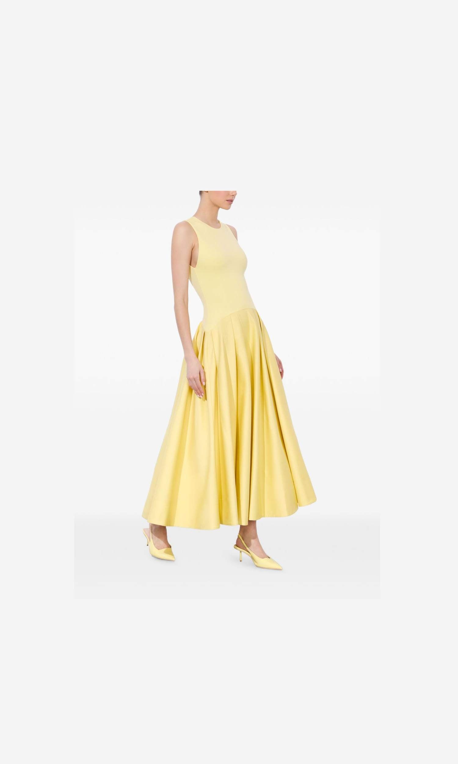 Alice + Olivia Yellow Dress Glam Steals