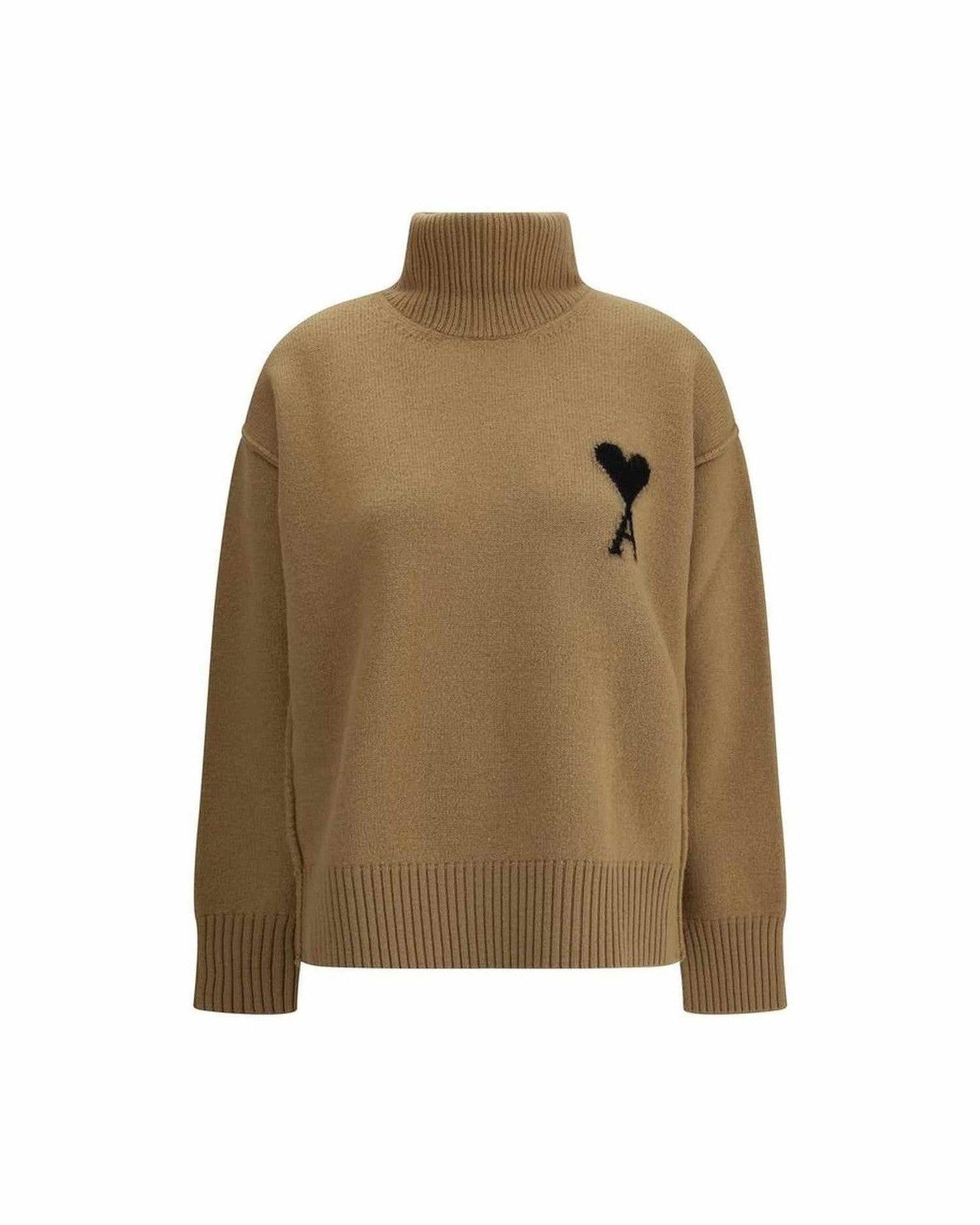 Ami Paris Ami De Coeur Turtleneck Sweater Glam Steals