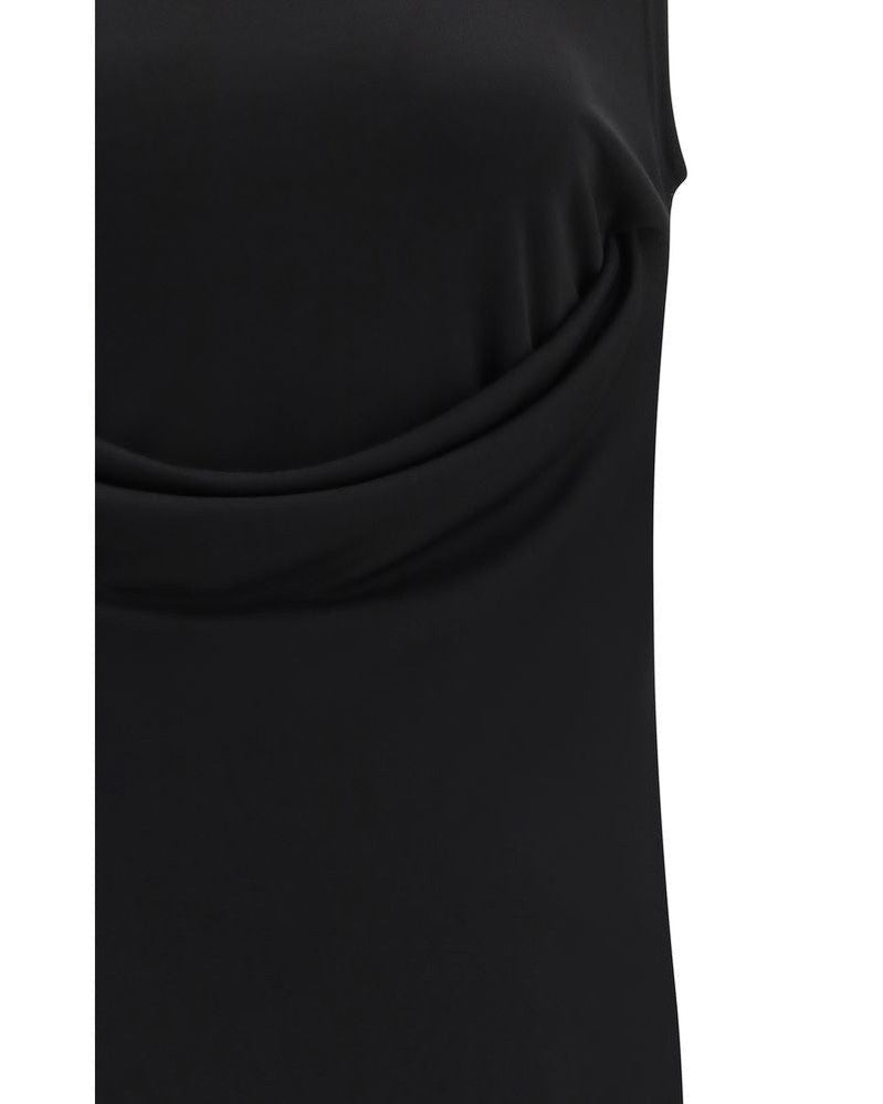 Ami Paris Black Viscose Top Glam Steals