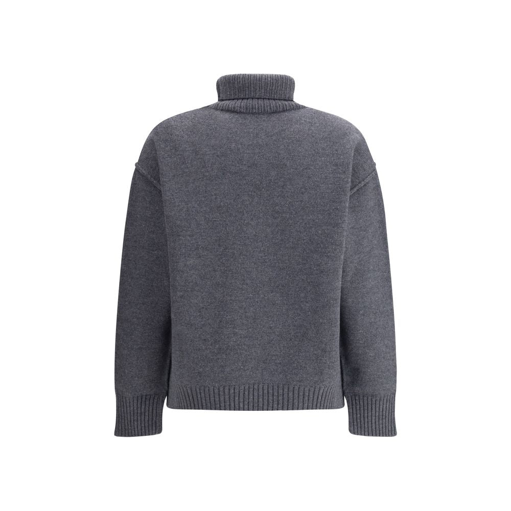 Ami Paris De Coeur Turtleneck Sweater Glam Steals