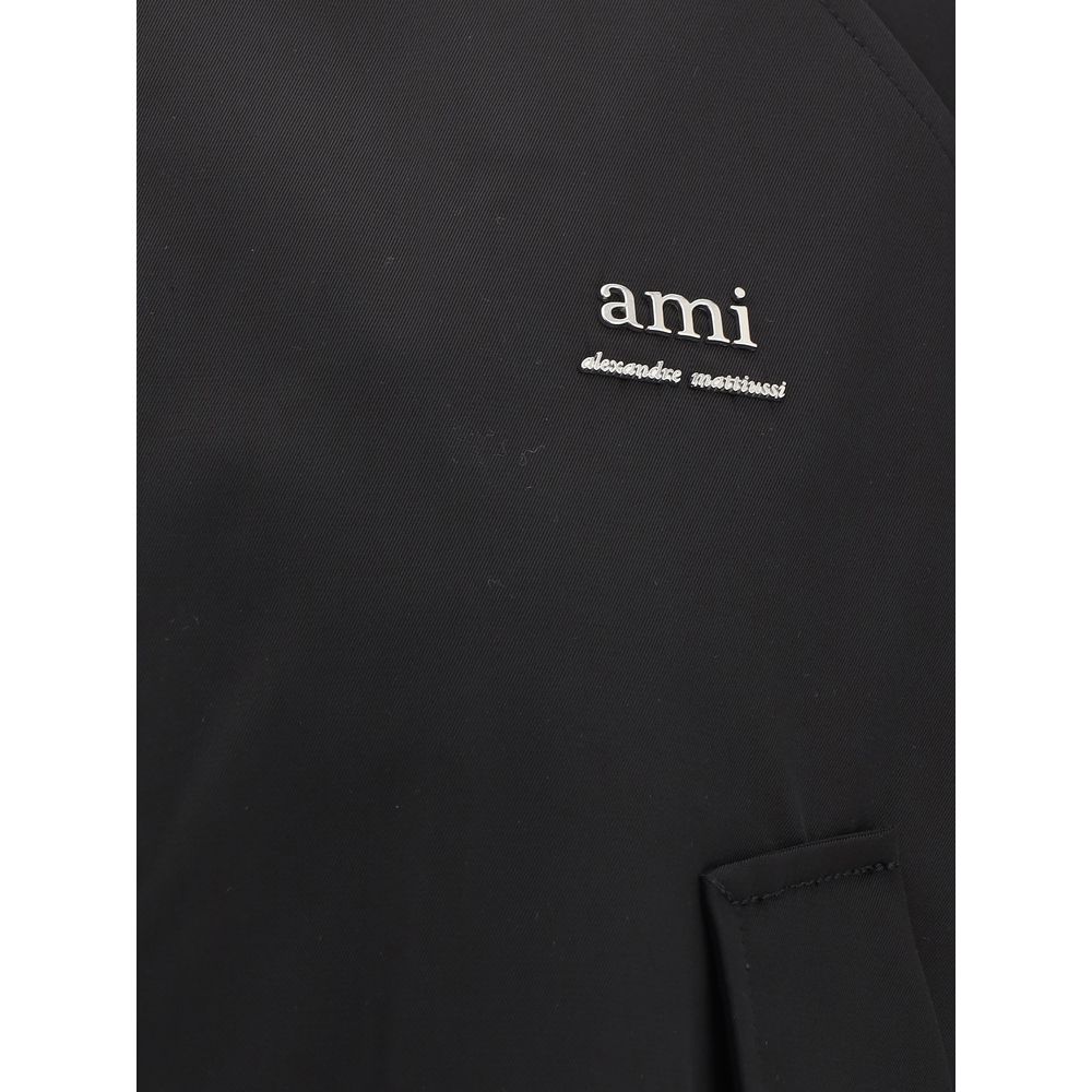 Ami Paris Loose Bomber Jacket Glam Steals