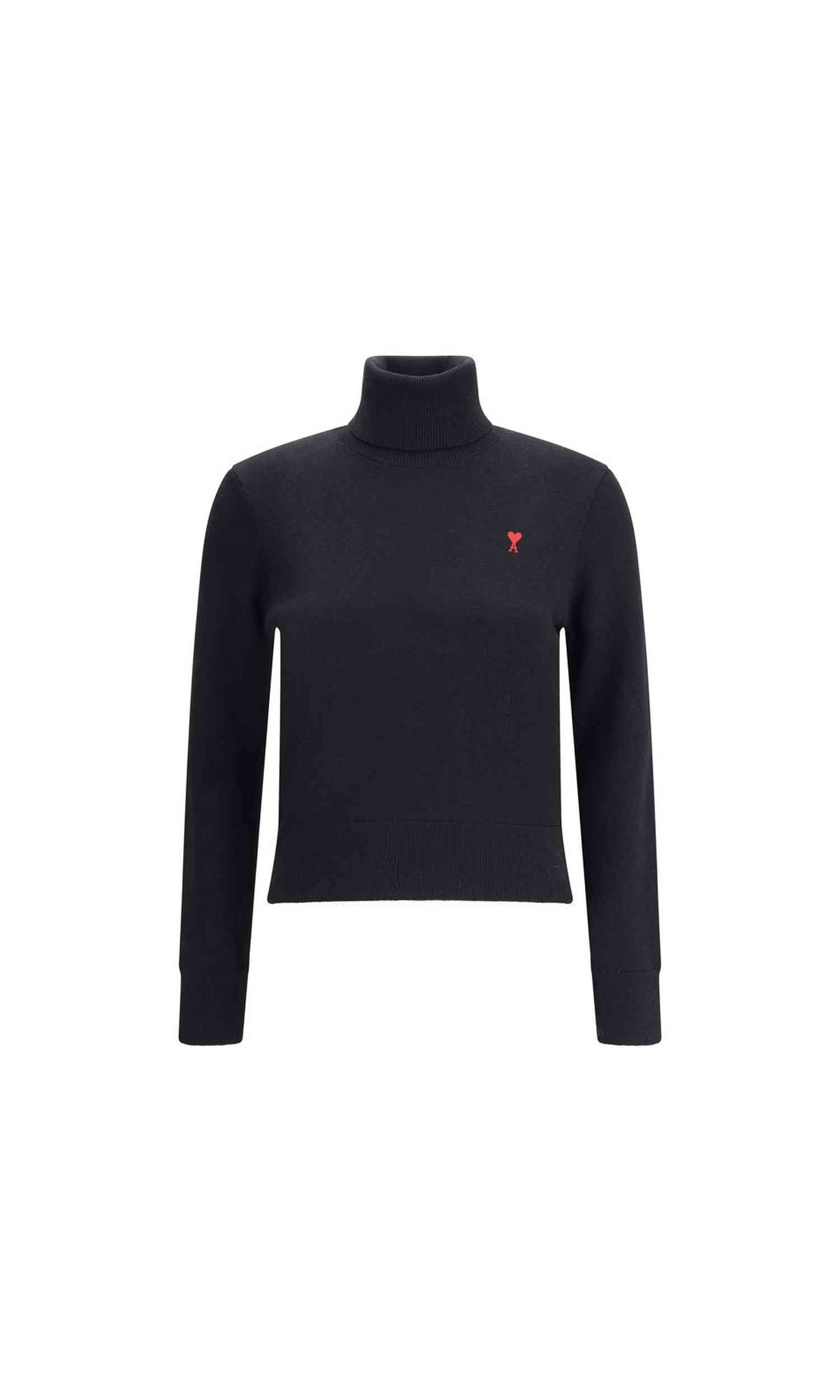 Ami Paris Pull Col Roule De Coeur Glam Steals