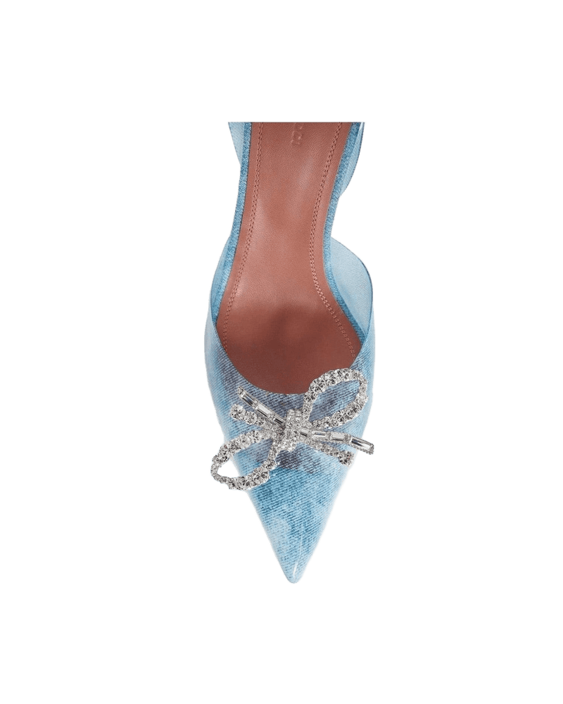 Amina Muaddi 95mm Rosie Glass Pumps Glam Steals