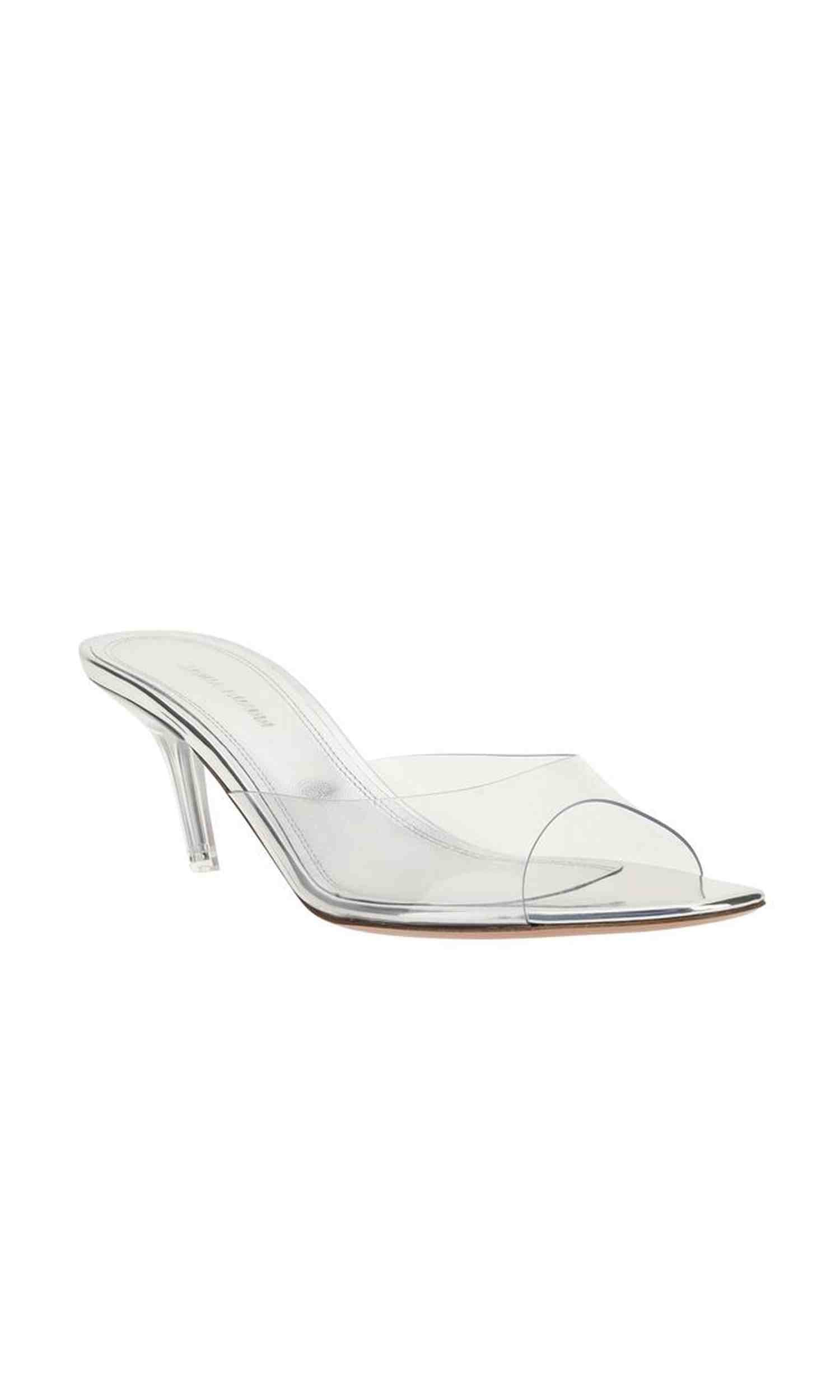 Amina Muaddi Alexa Slip-On Sandals Glam Steals