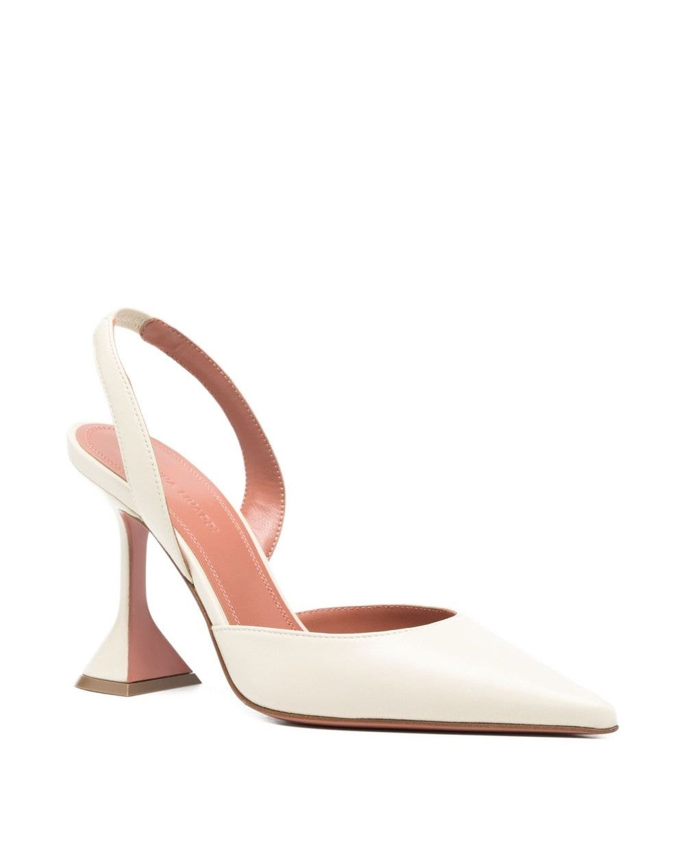 Amina Muaddi Beige Heel Glam Steals