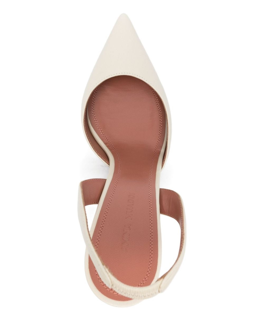 Amina Muaddi Beige Heel Glam Steals